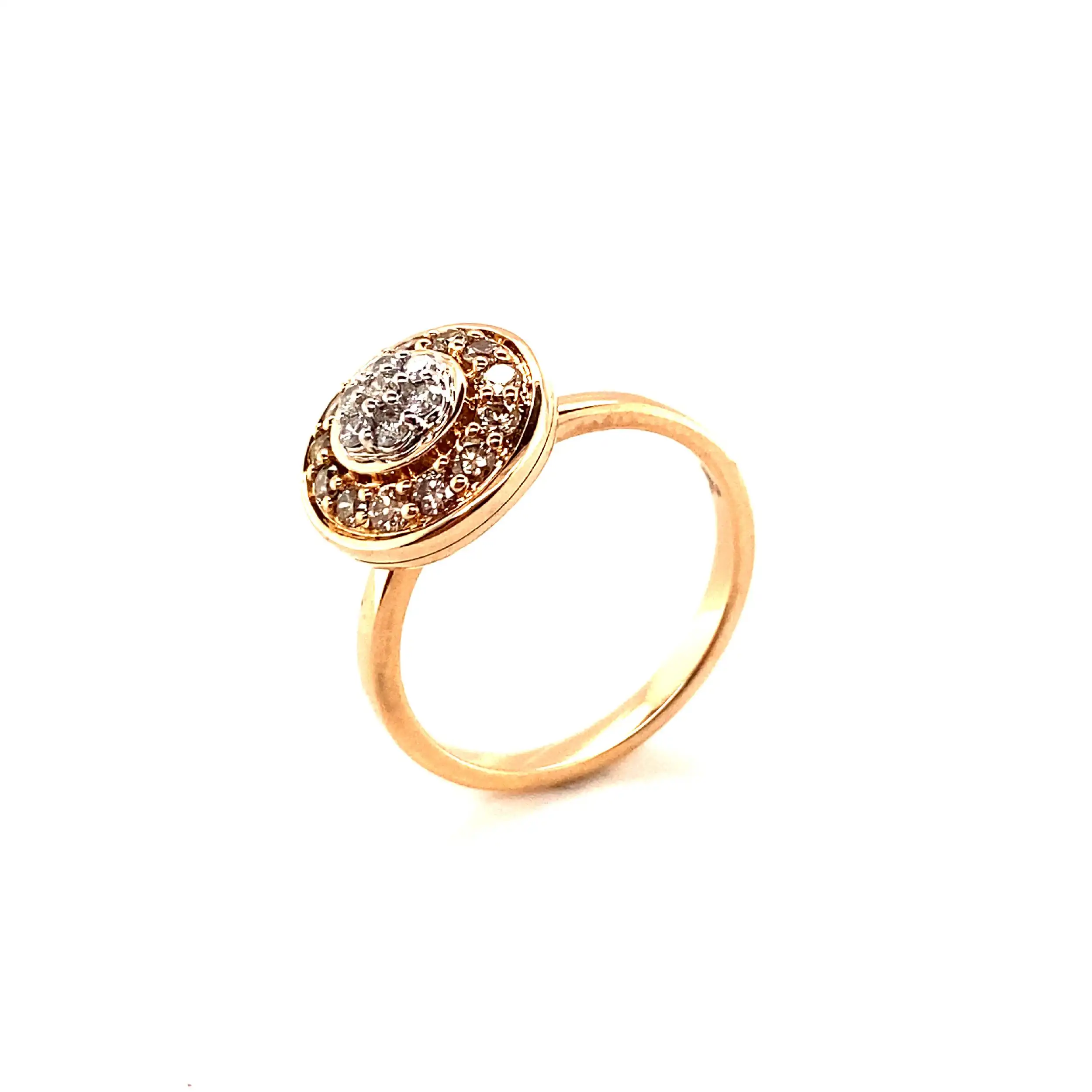 Ring Gelbgold mit Brillanten
