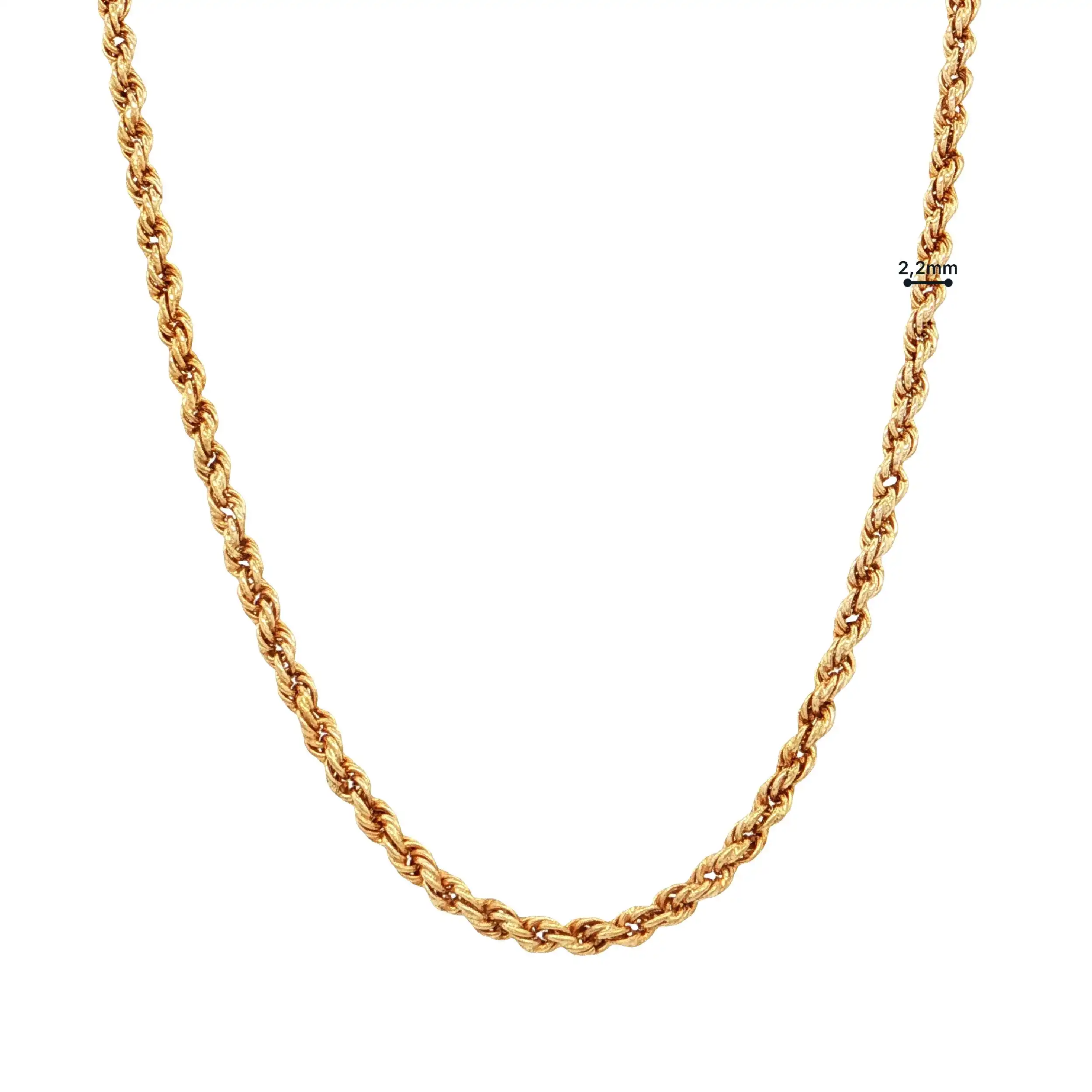 Kordelkette Gelbgold Kordelkette Gelbgold