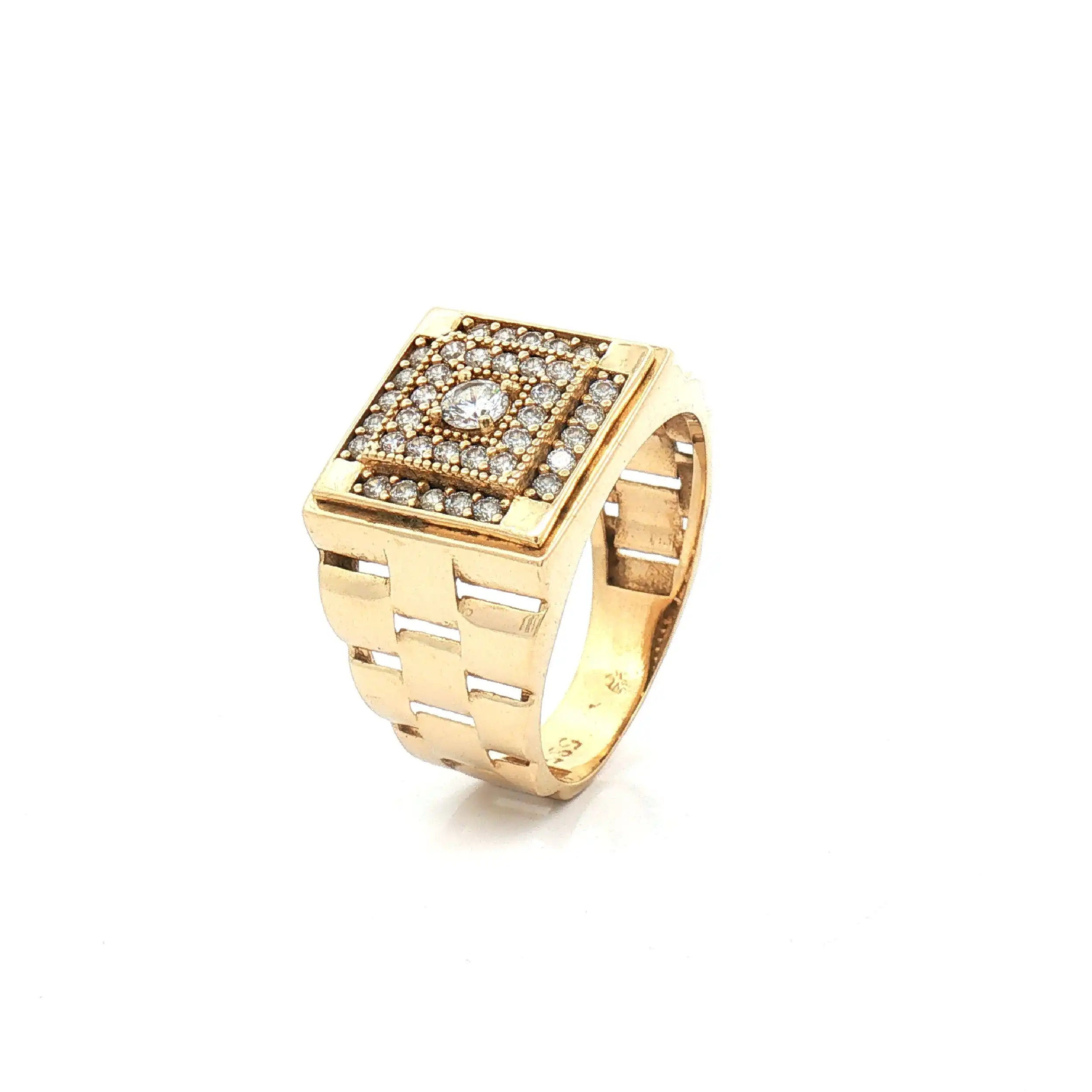Ring Gelbgold mit Zirkonia
