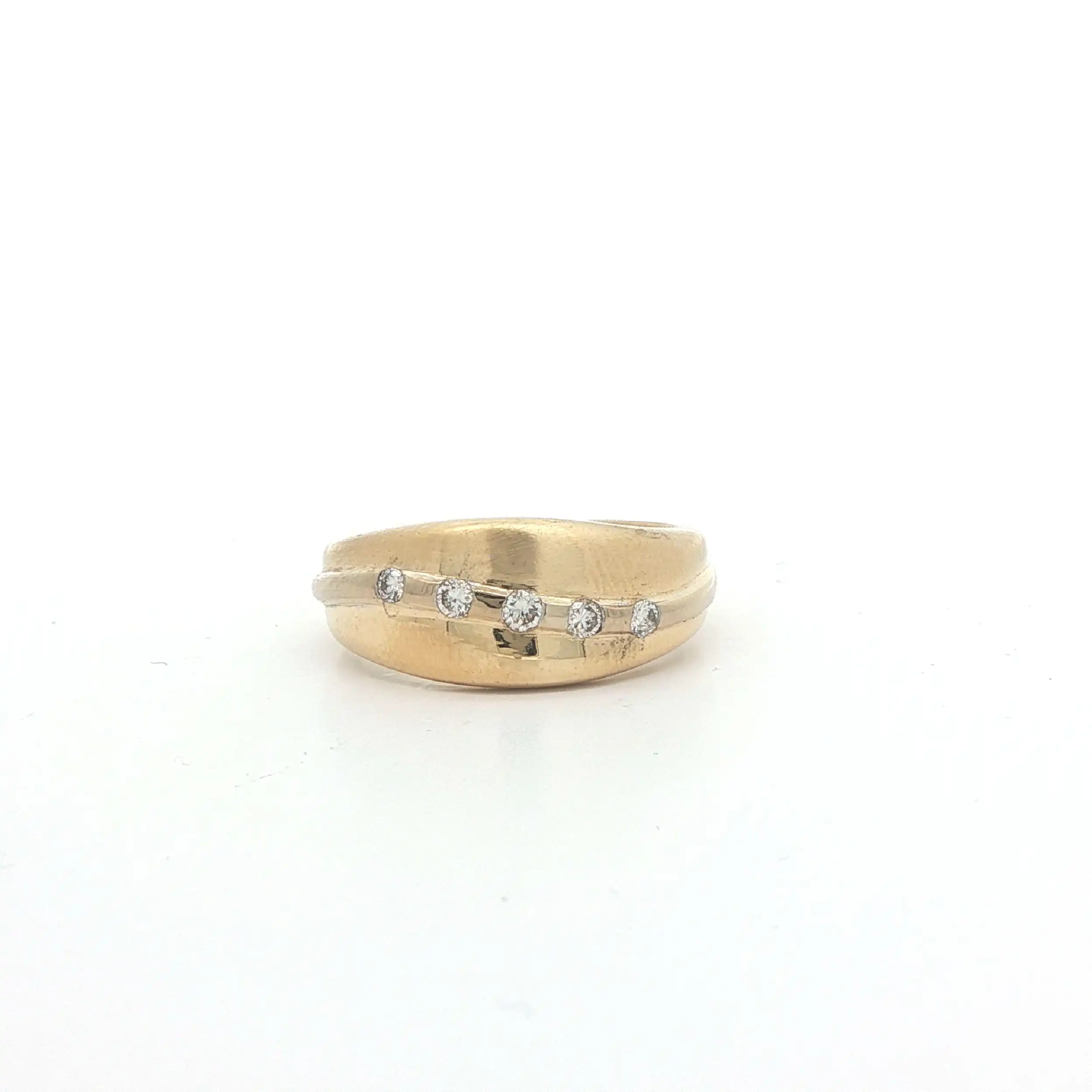 Ring Gelbgold mit Brillanten Ring Gelbgold mit Brillanten