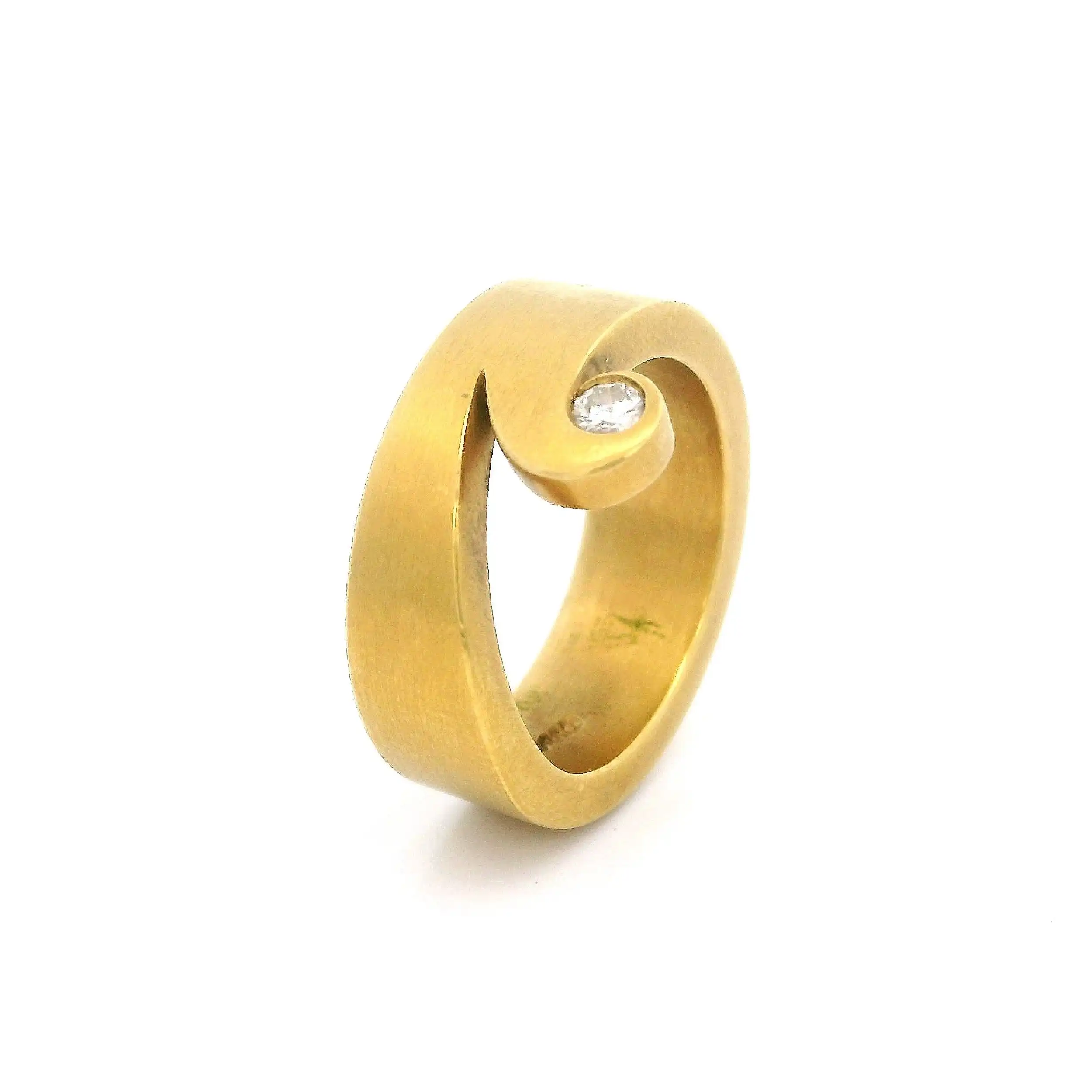 Ring Gelbgold Niessing Span mit Brillant Ring Gelbgold Niessing Span mit Brillant