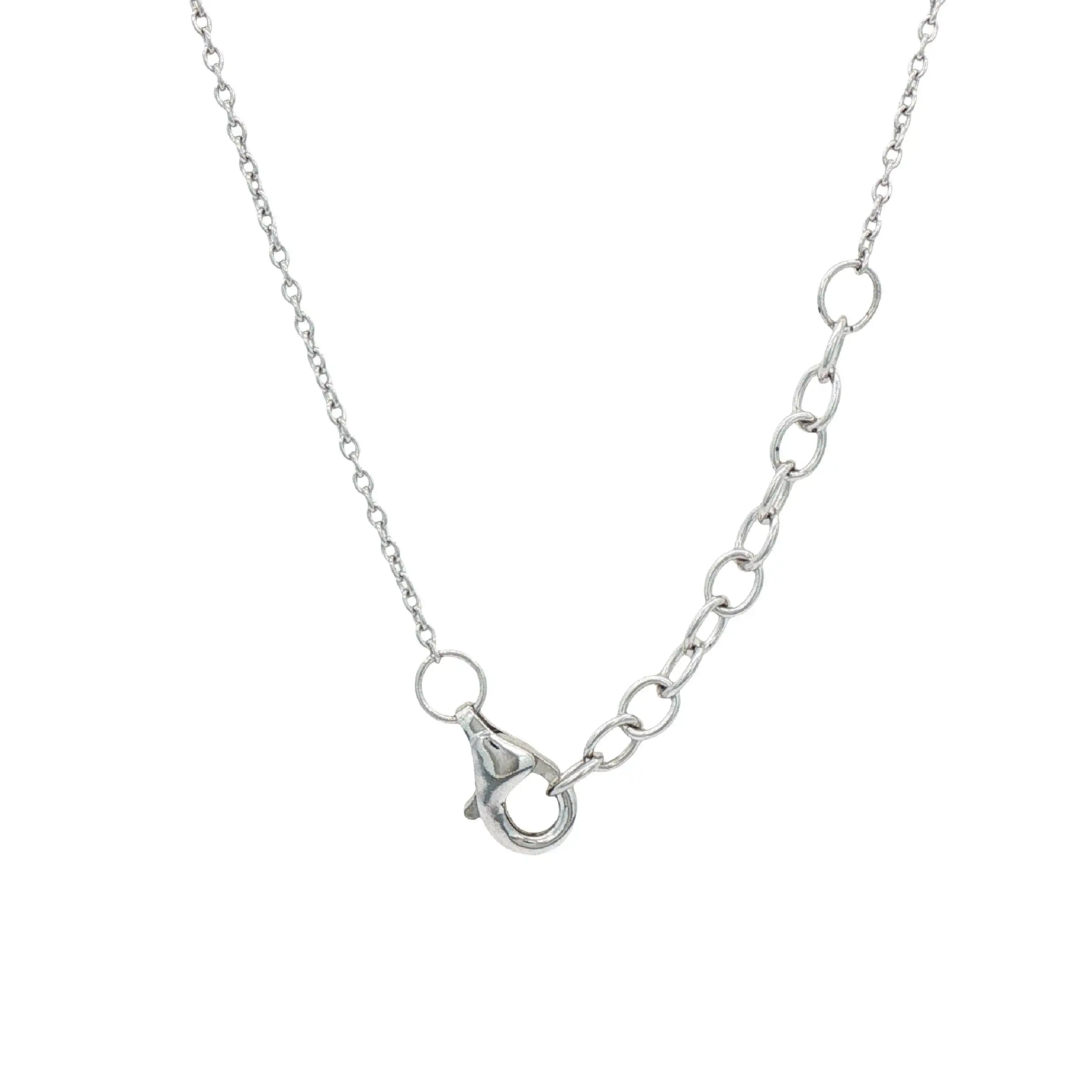 Ankercollier Silber mit Kreisen Ankercollier Silber mit Kreisen