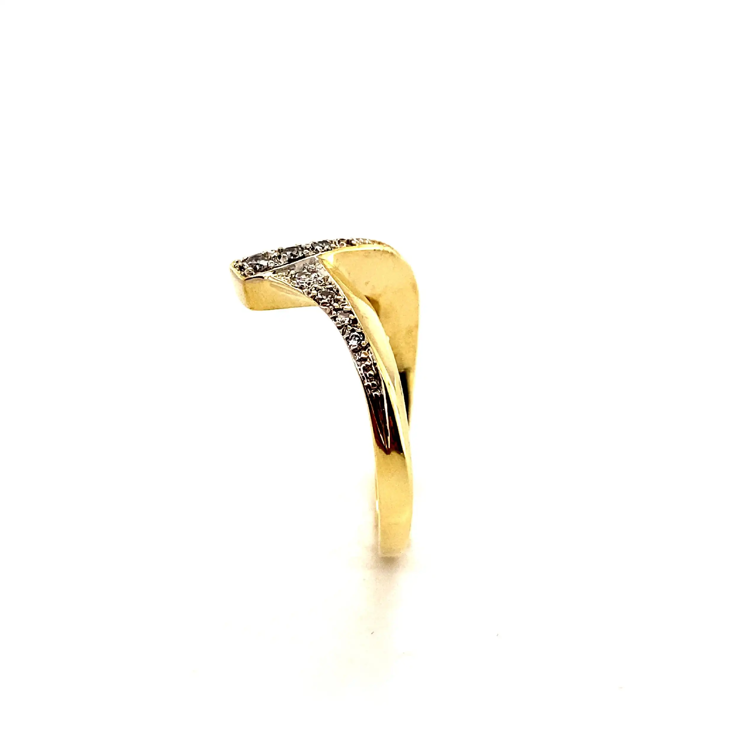 Ring Gelbgold mit Brillanten