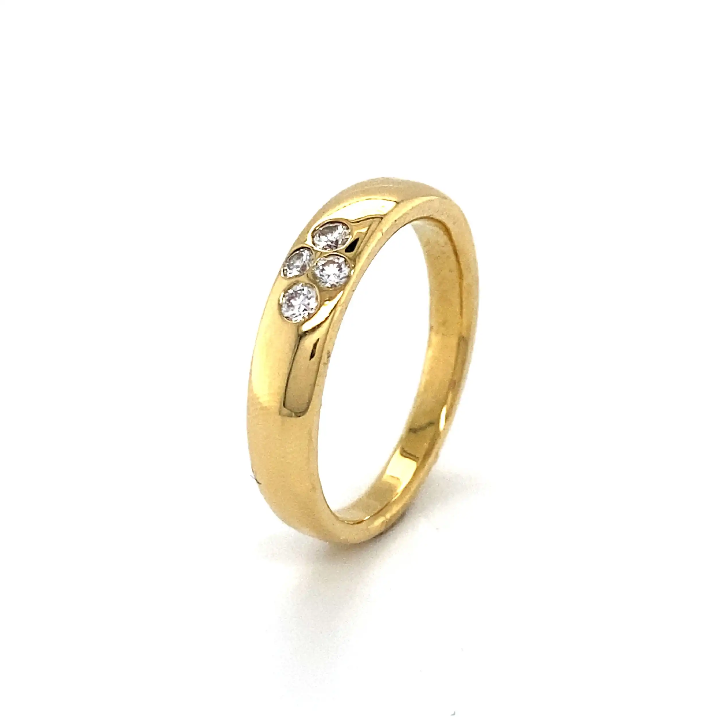 Ring Gelbgold mit Brillanten Ring Gelbgold mit Brillanten