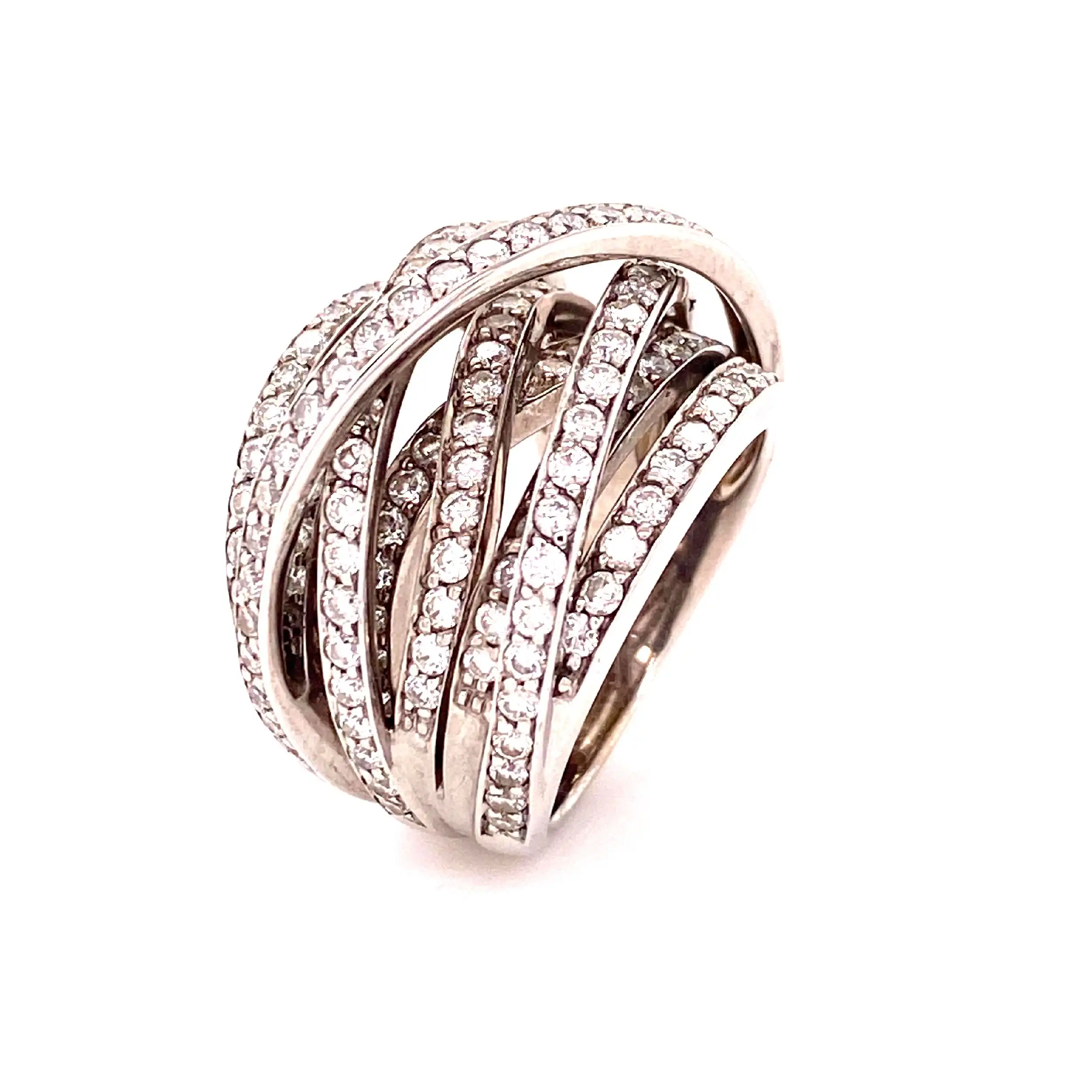 Ring Weißgold mit Brillanten Ring Weißgold mit Brillanten