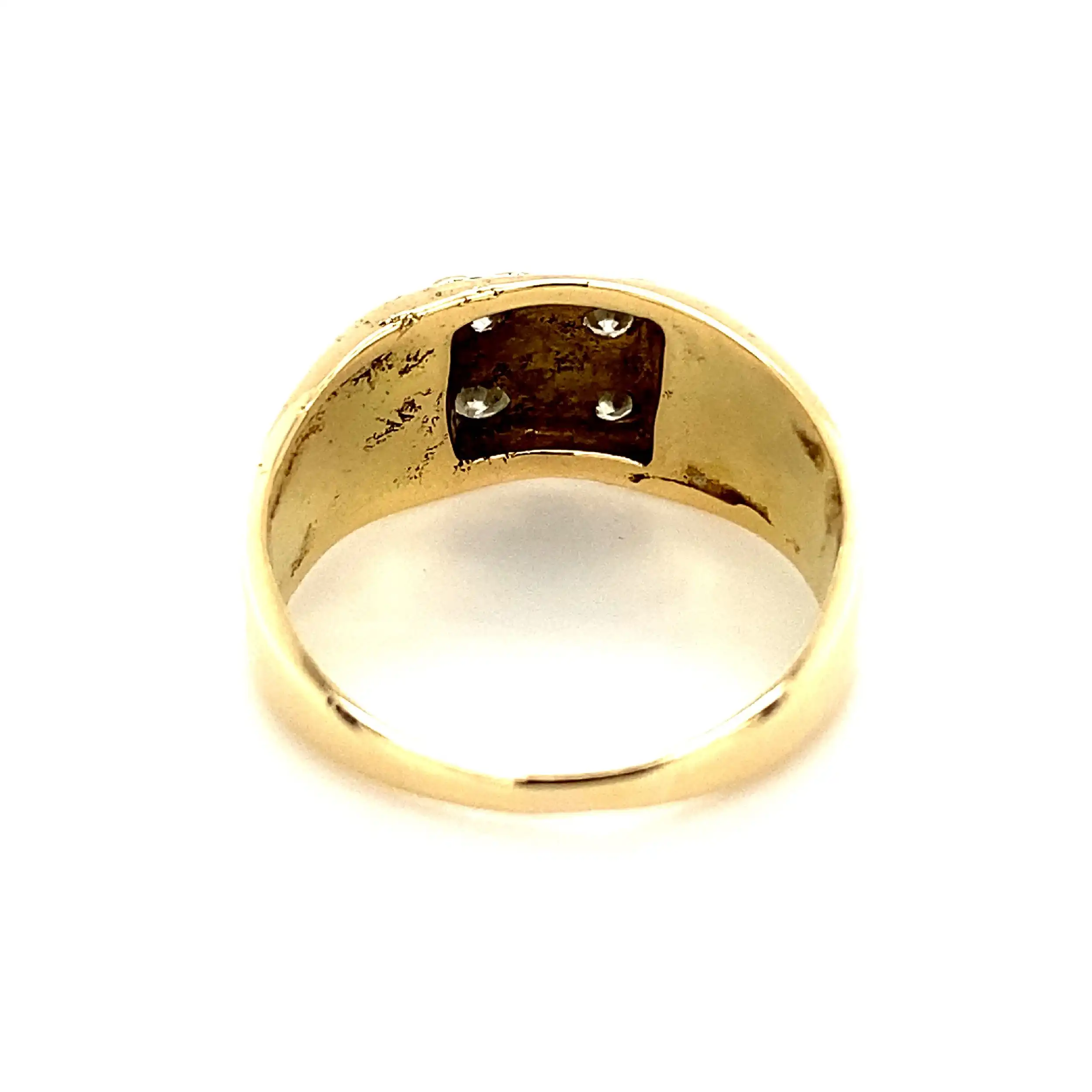 Ring Gelbgold mit Brillanten