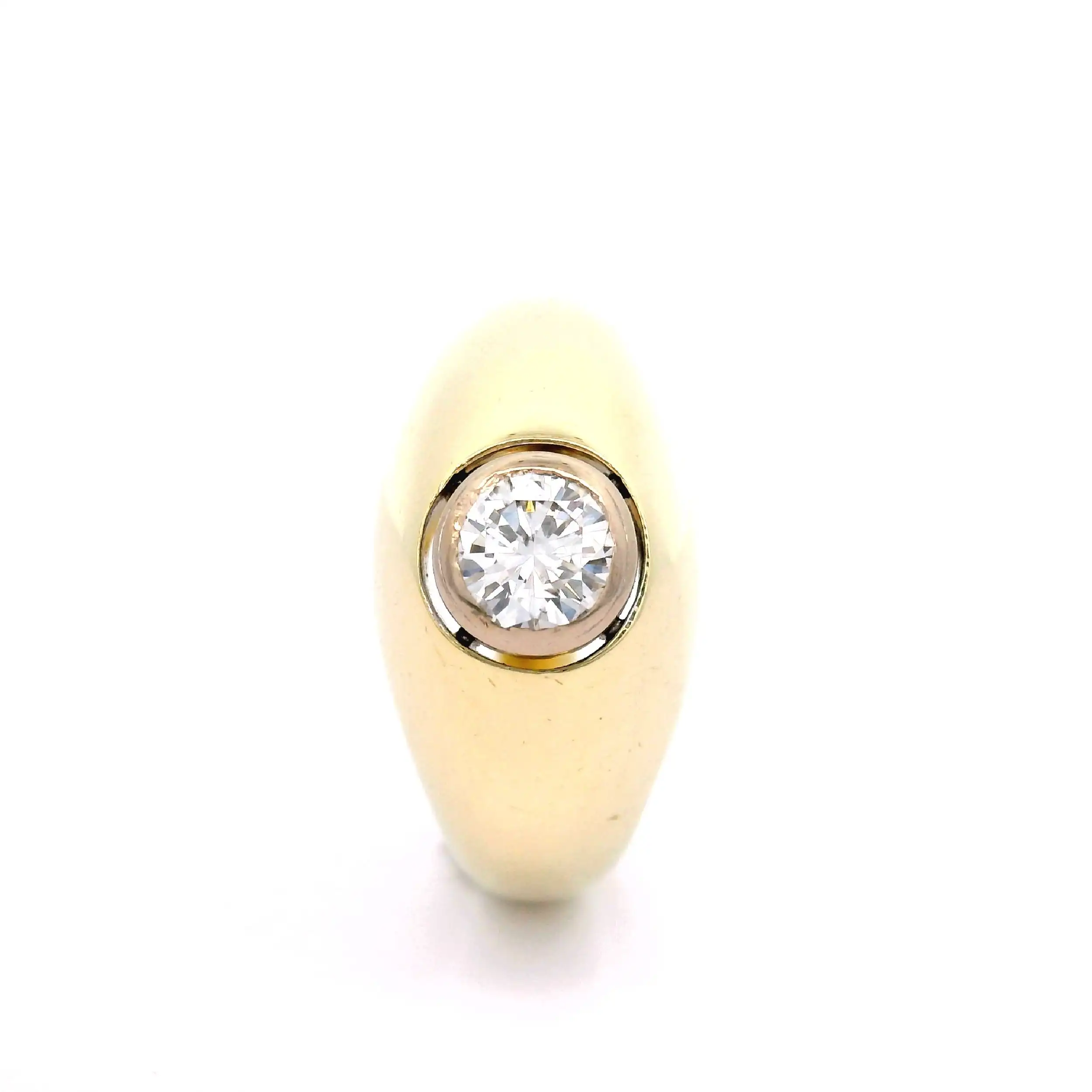 Ring Gelbgold mit Brillant Ring Gelbgold mit Brillant