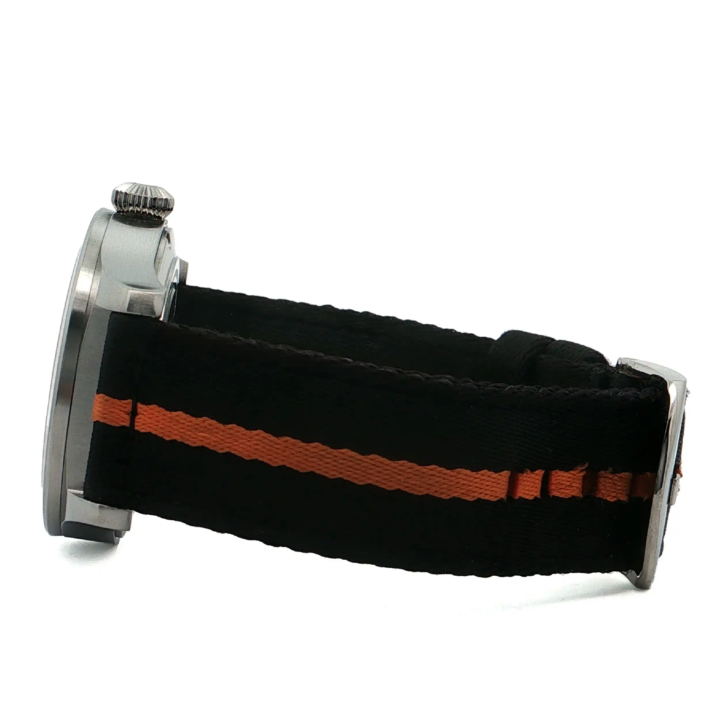 Herrenuhr Steinhart Military Automatic Stahl mit Stoffband