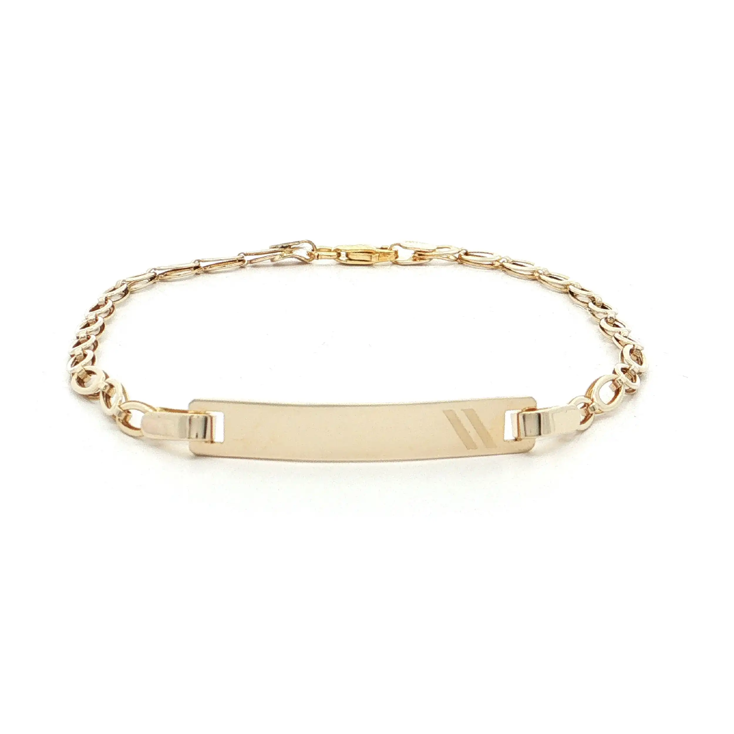 Identarmband Gelbgold