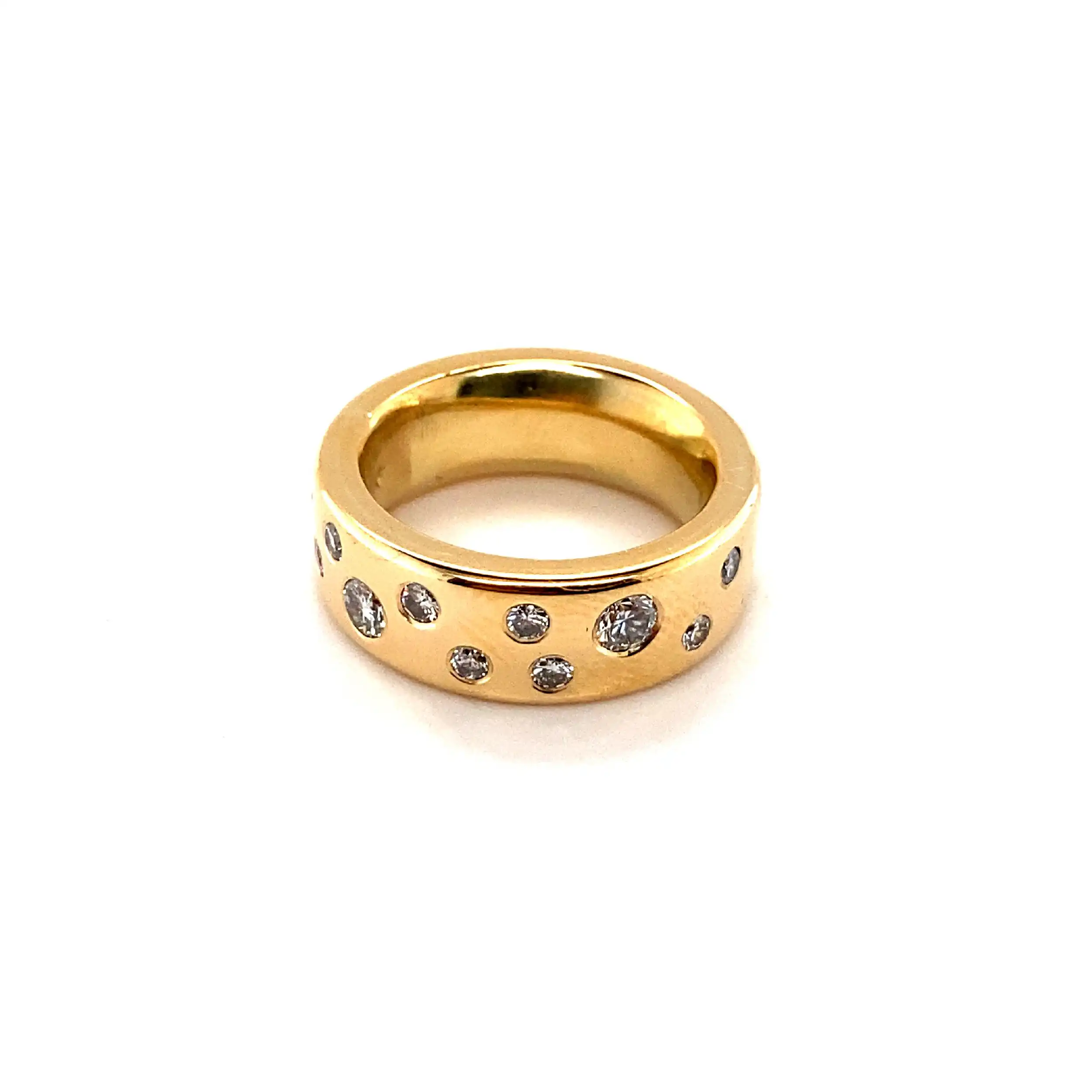 Ring Gelbgold mit Brillanten