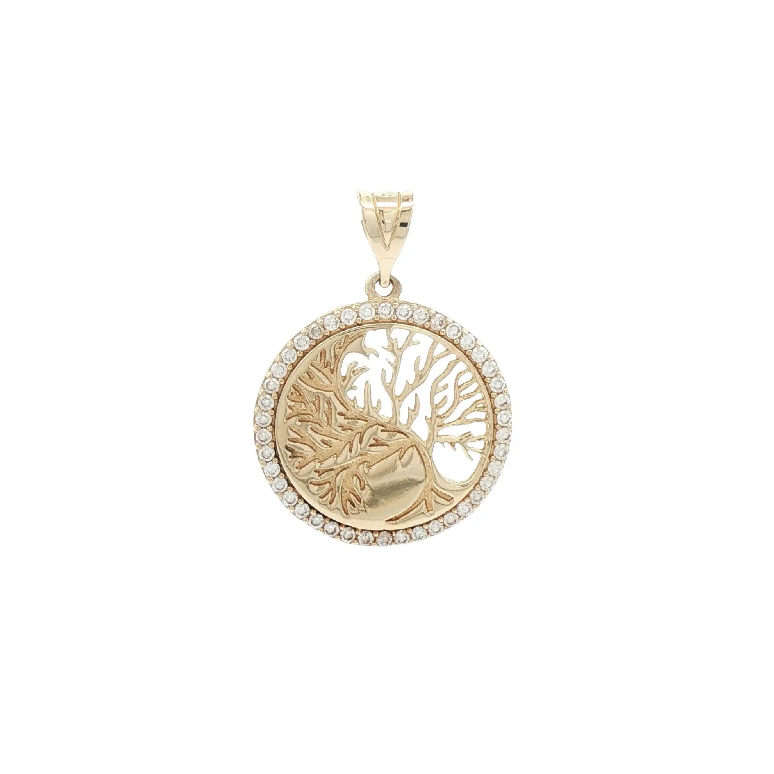Anhänger Gelbgold mit Zirkonia