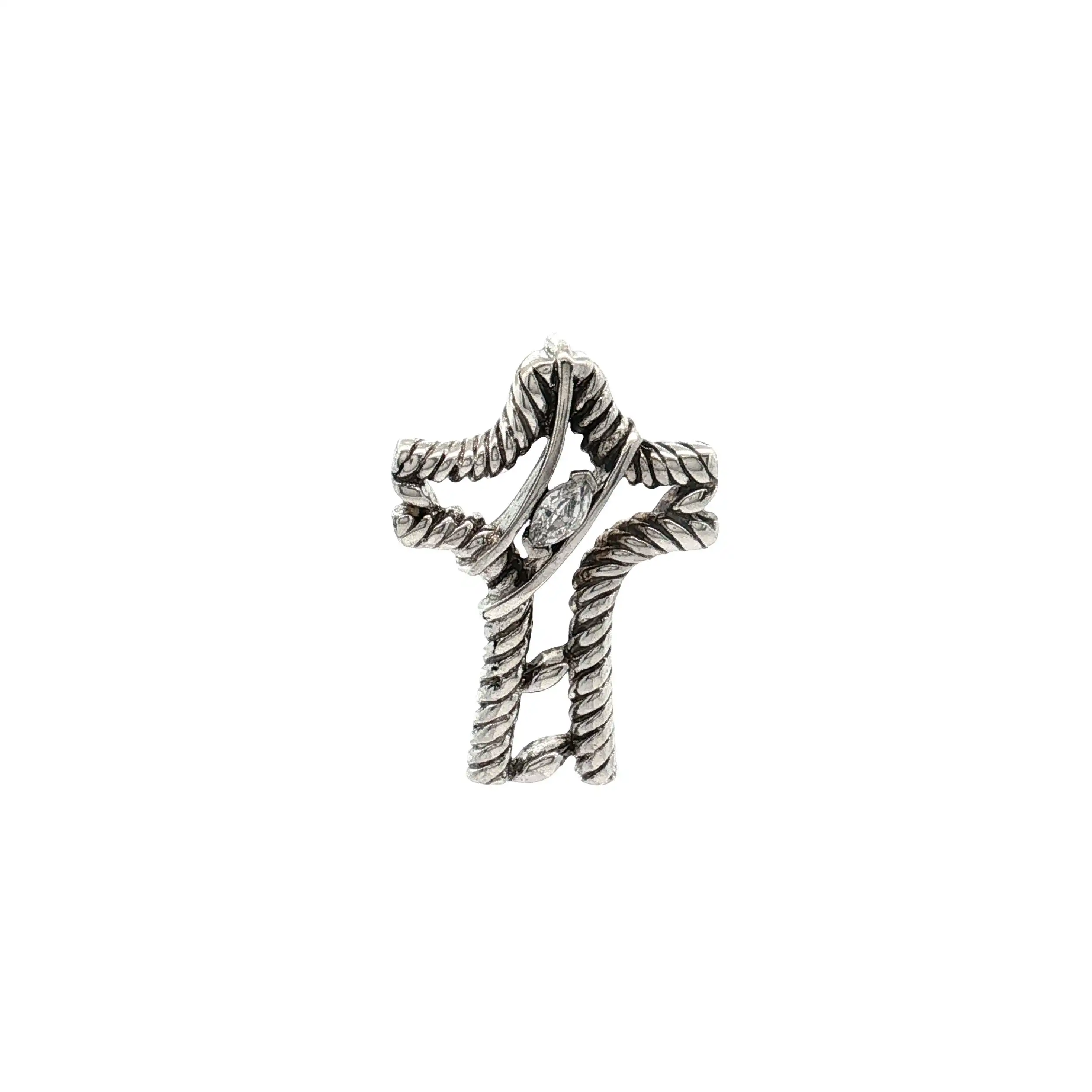 Anhänger Kreuz mit Zirkonia