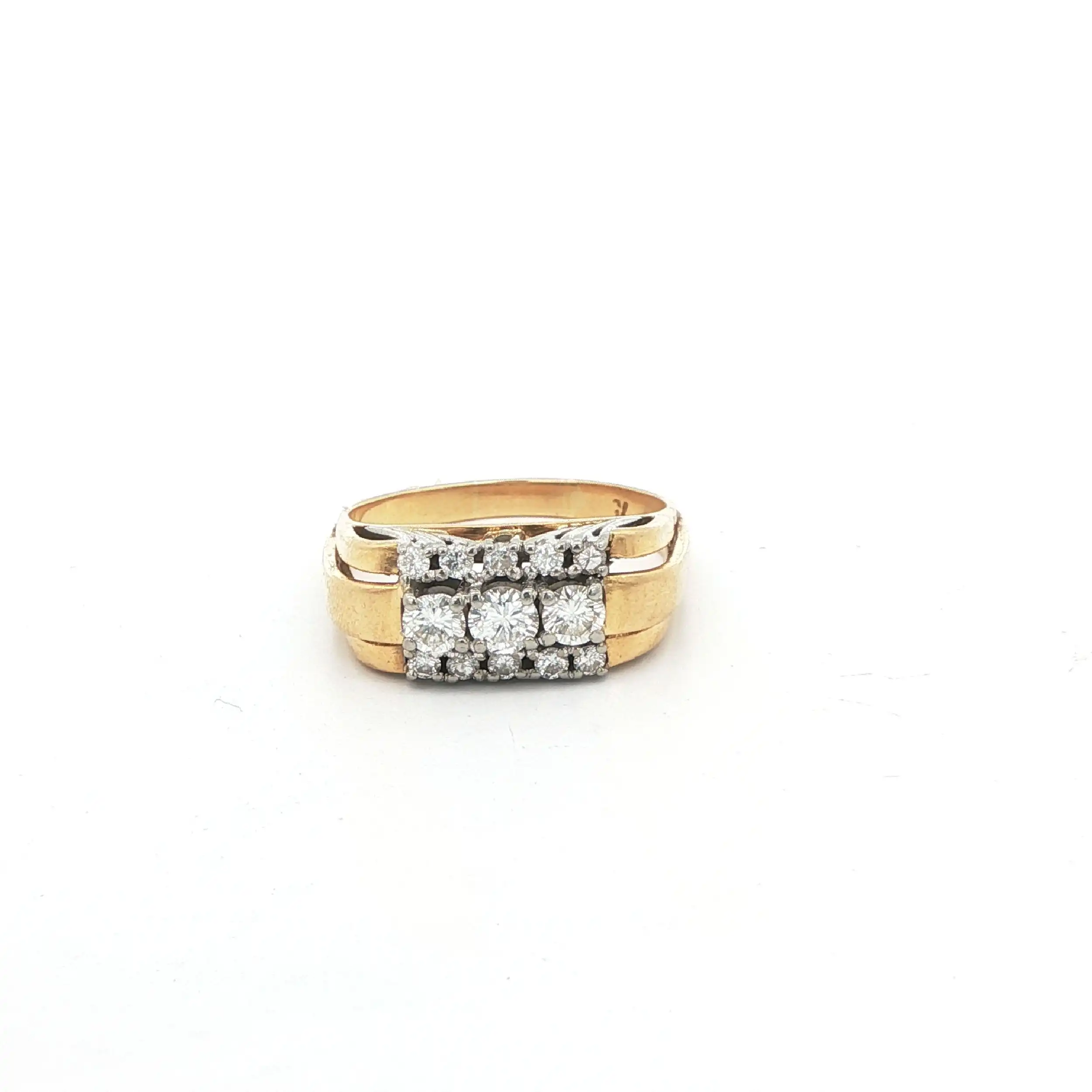 Ring Bicolor mit Brillanten