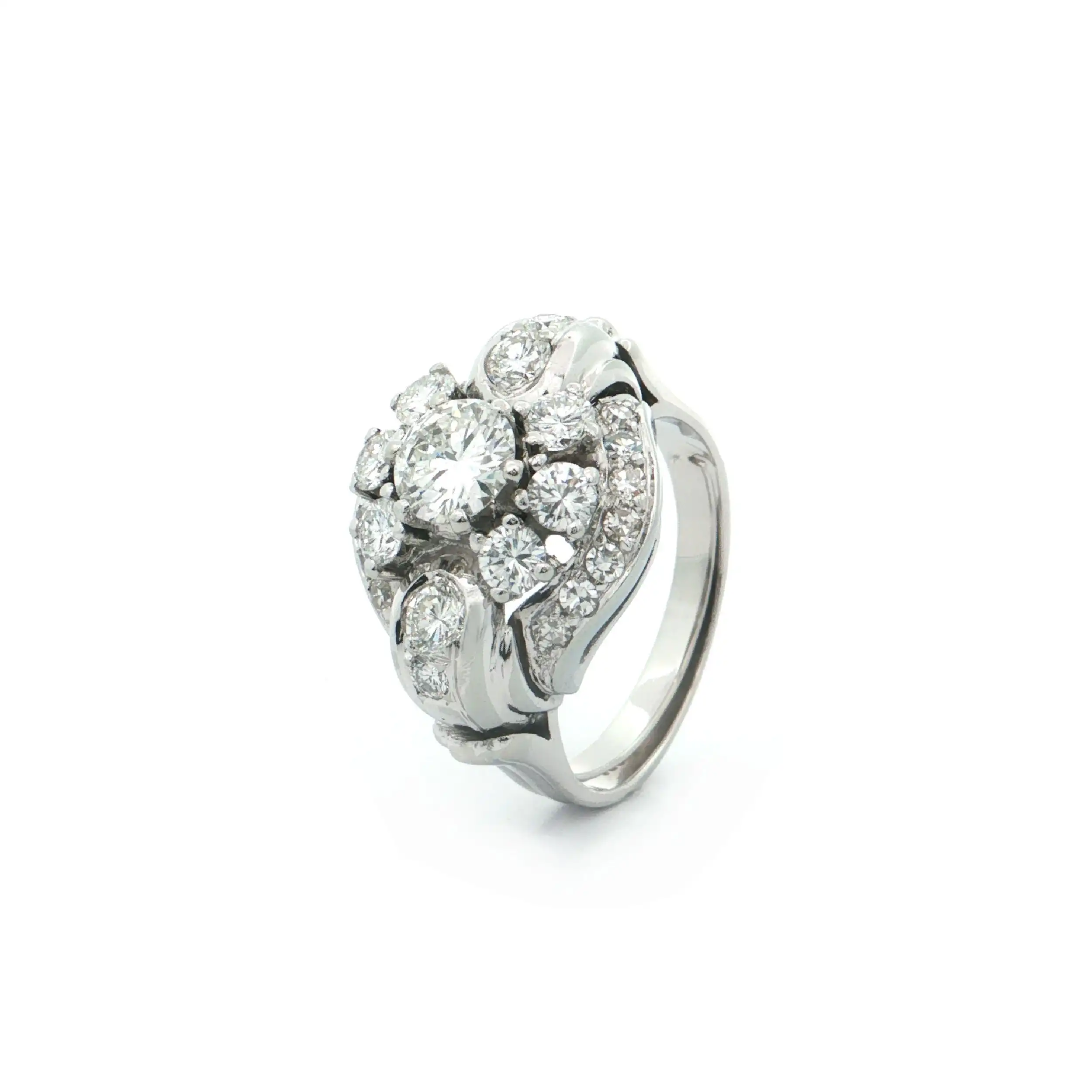 Ring Weißgold mit Brillanten