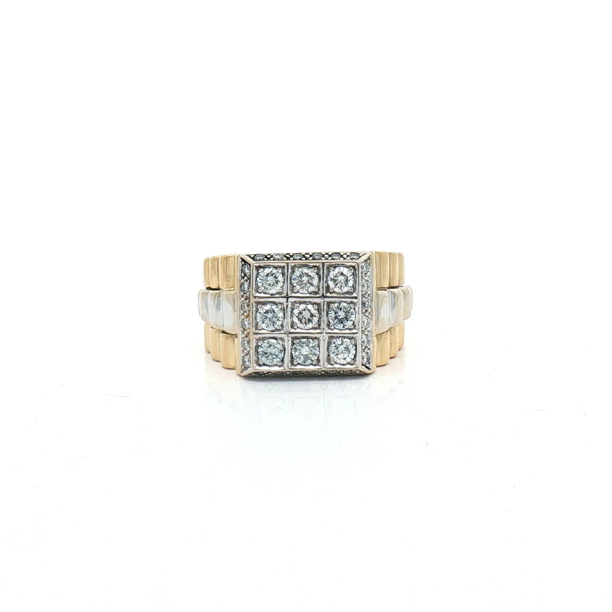 Ring Bicolor mit Brillanten Ring Bicolor mit Brillanten