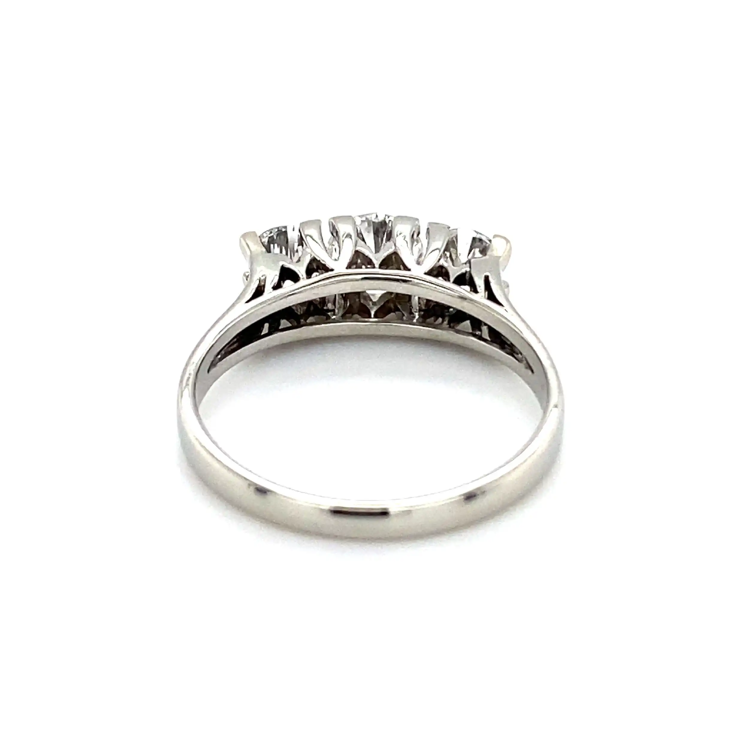 Ring Weißgold mit Brillant Solitären Ring Weißgold mit Brillant Solitären
