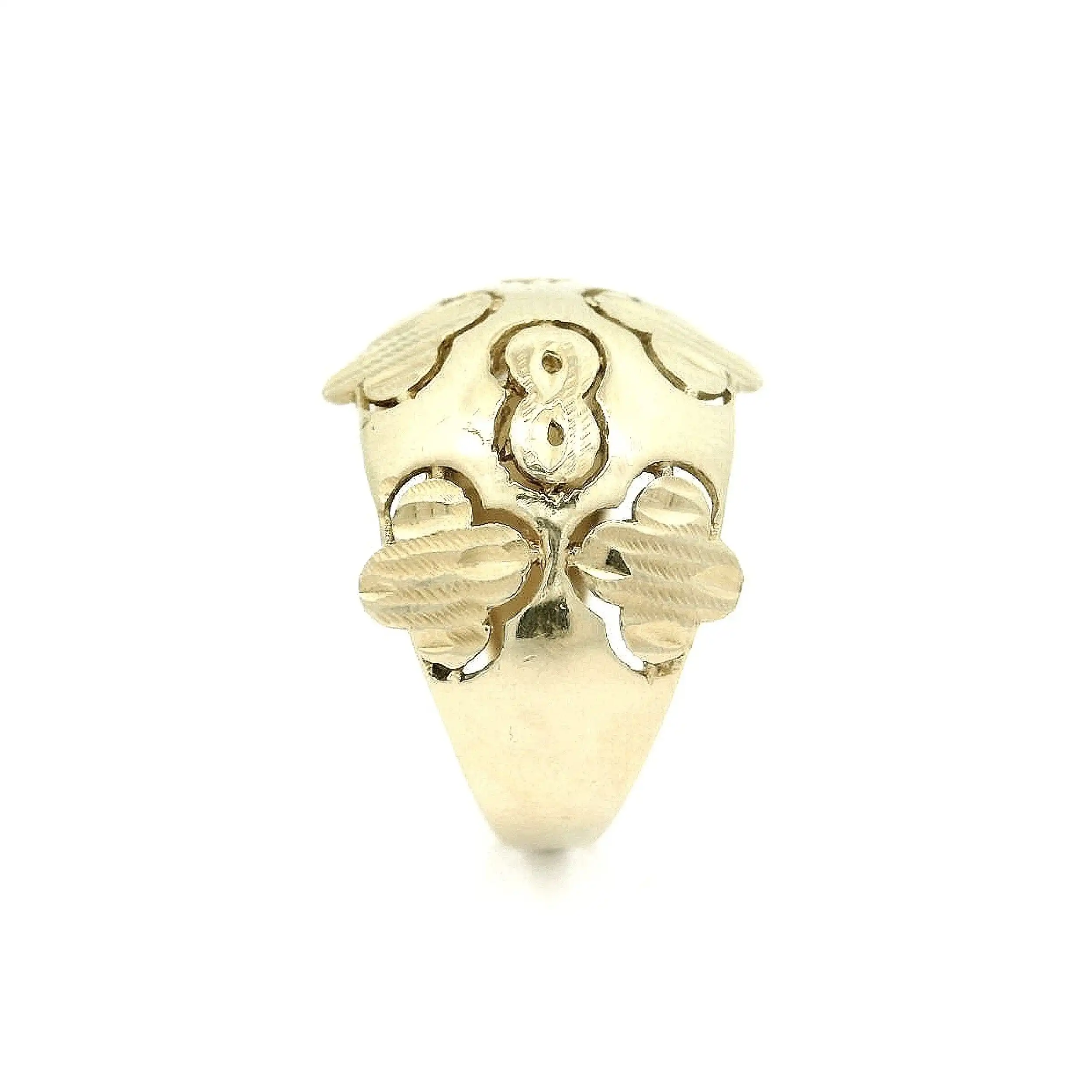 Ring Gelbgold mit Muster