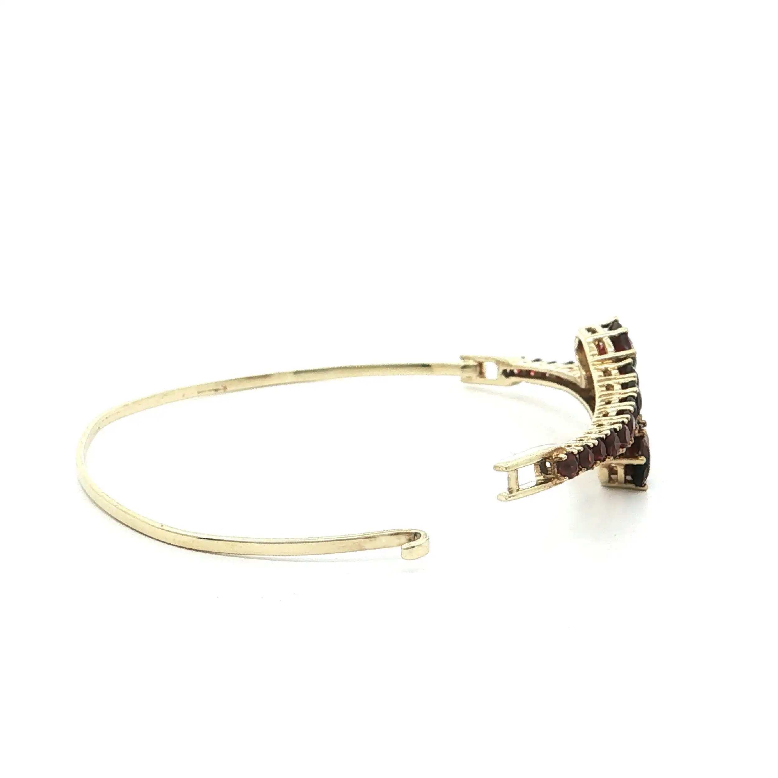 Armreif Gelbgold mit Granat Armreif Gelbgold mit Granat