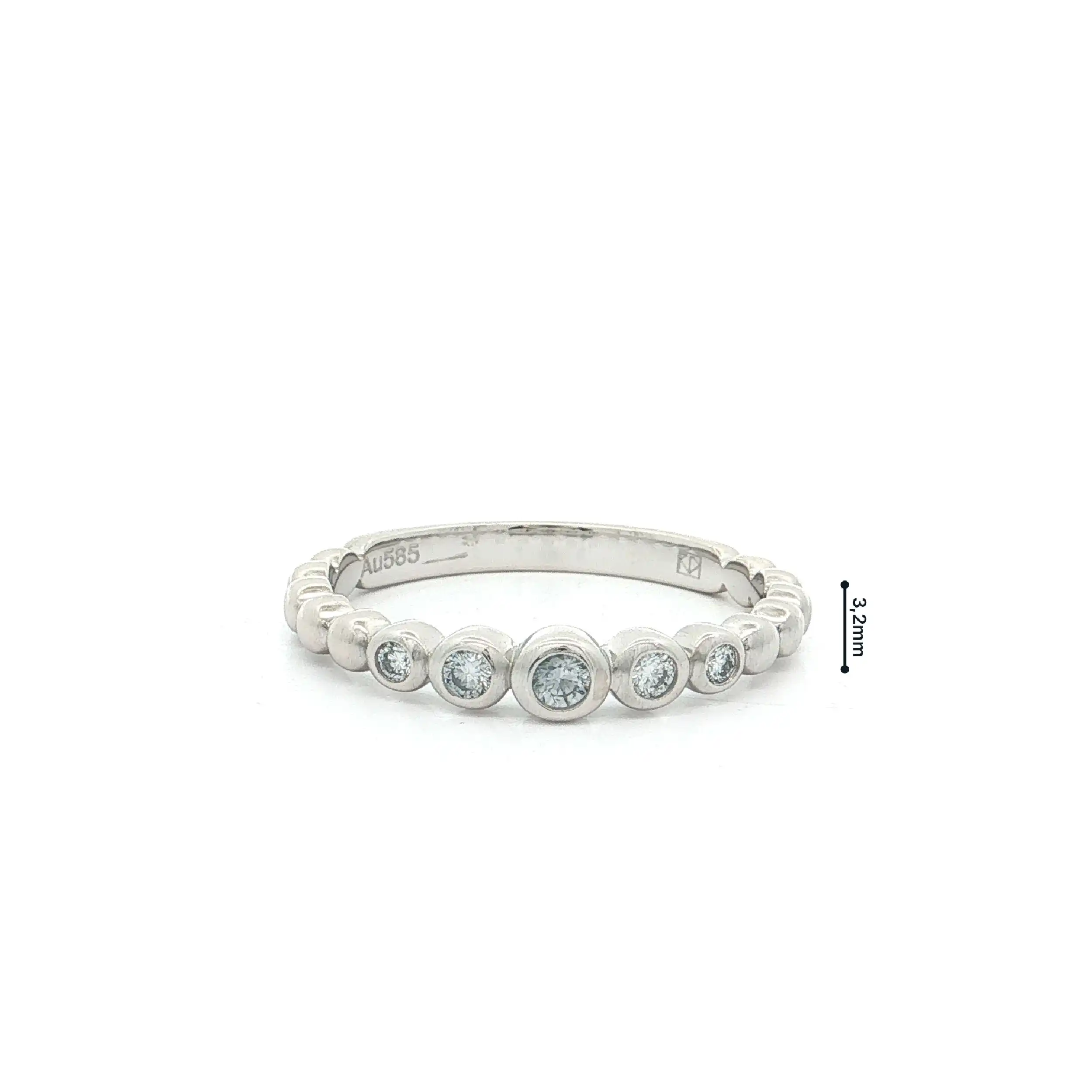 Ring Weißgold mit Brillanten