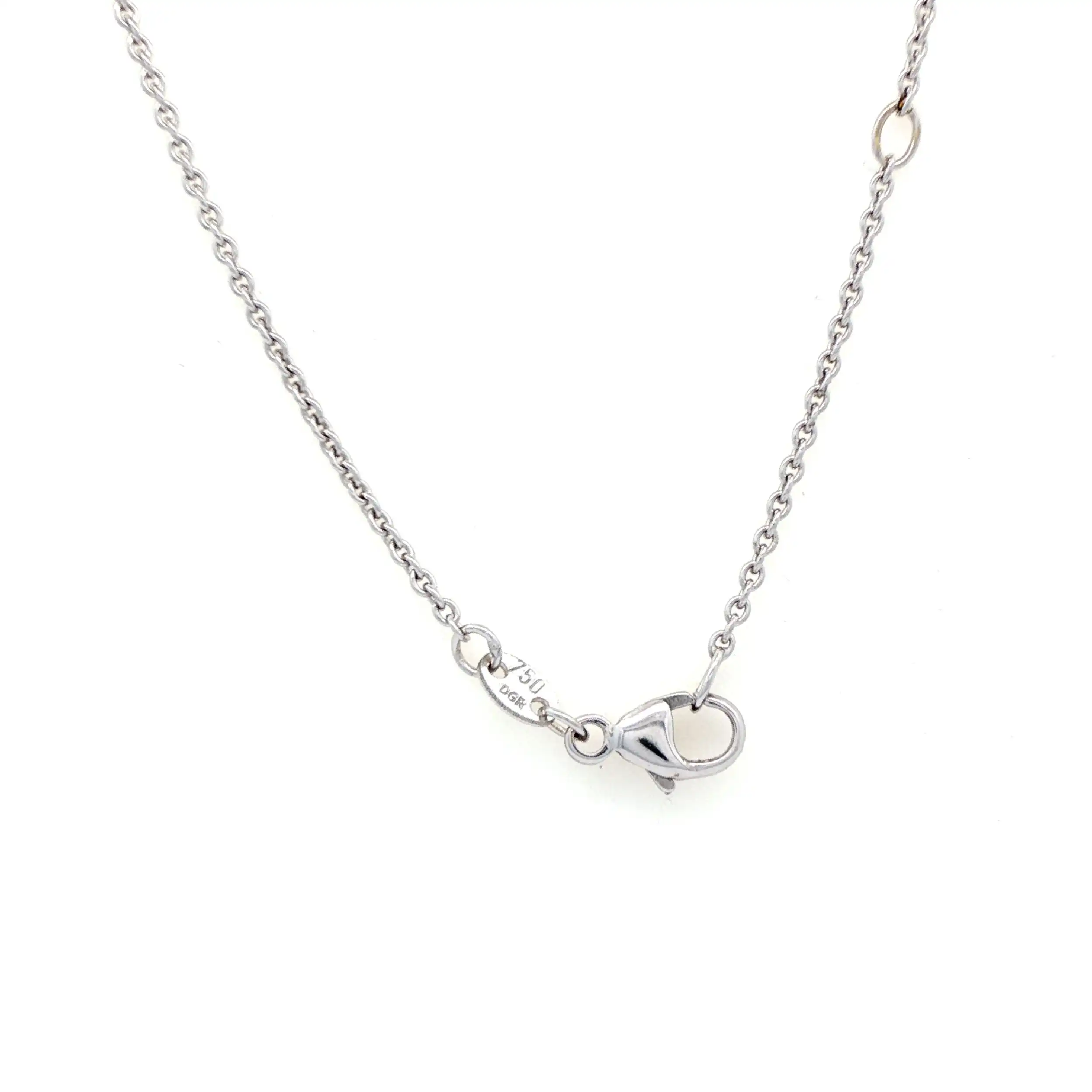 Ankercollier Weißgold mit Brillanten und Leerfassung für 1,00ct Ankercollier Weißgold mit Brillanten und Leerfassung für 1,00ct