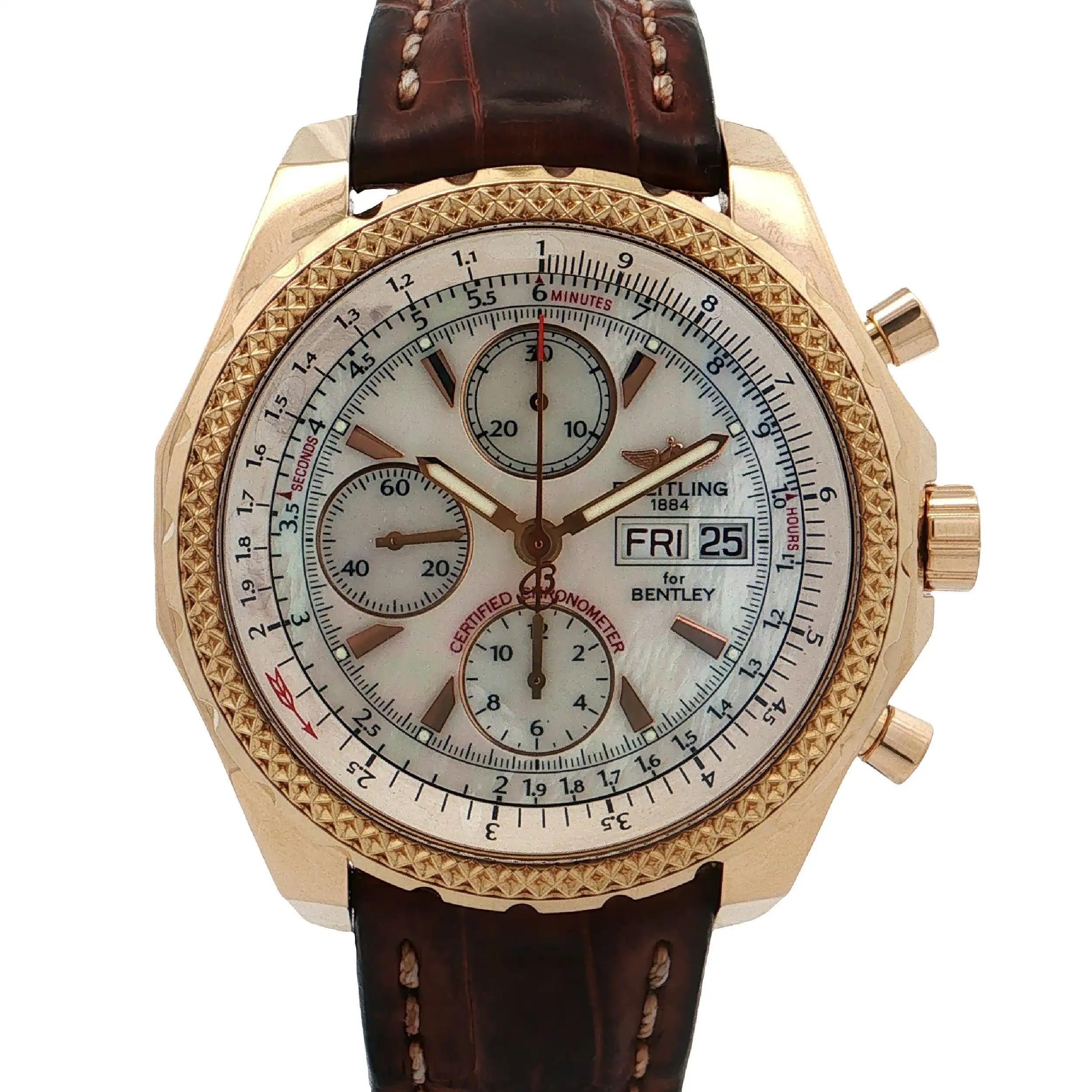 Herrenuhr Breitling for Bentley Ref. H13363 Gelbgold limitiert auf 500 Stk - Nr. 89 mit Papieren