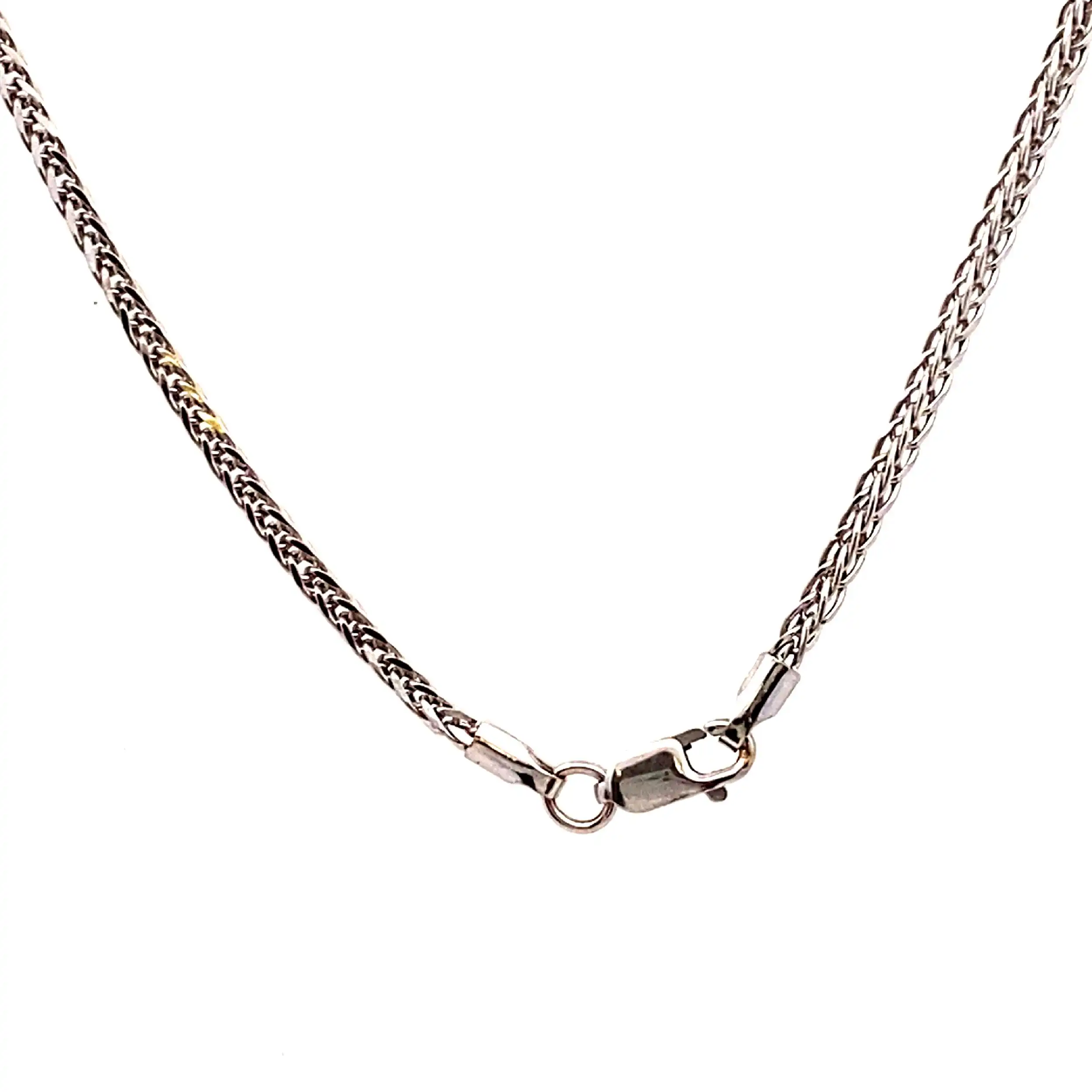 Kette Weißgold mit Anhänger mit Zirkonia Kette Weißgold mit Anhänger mit Zirkonia