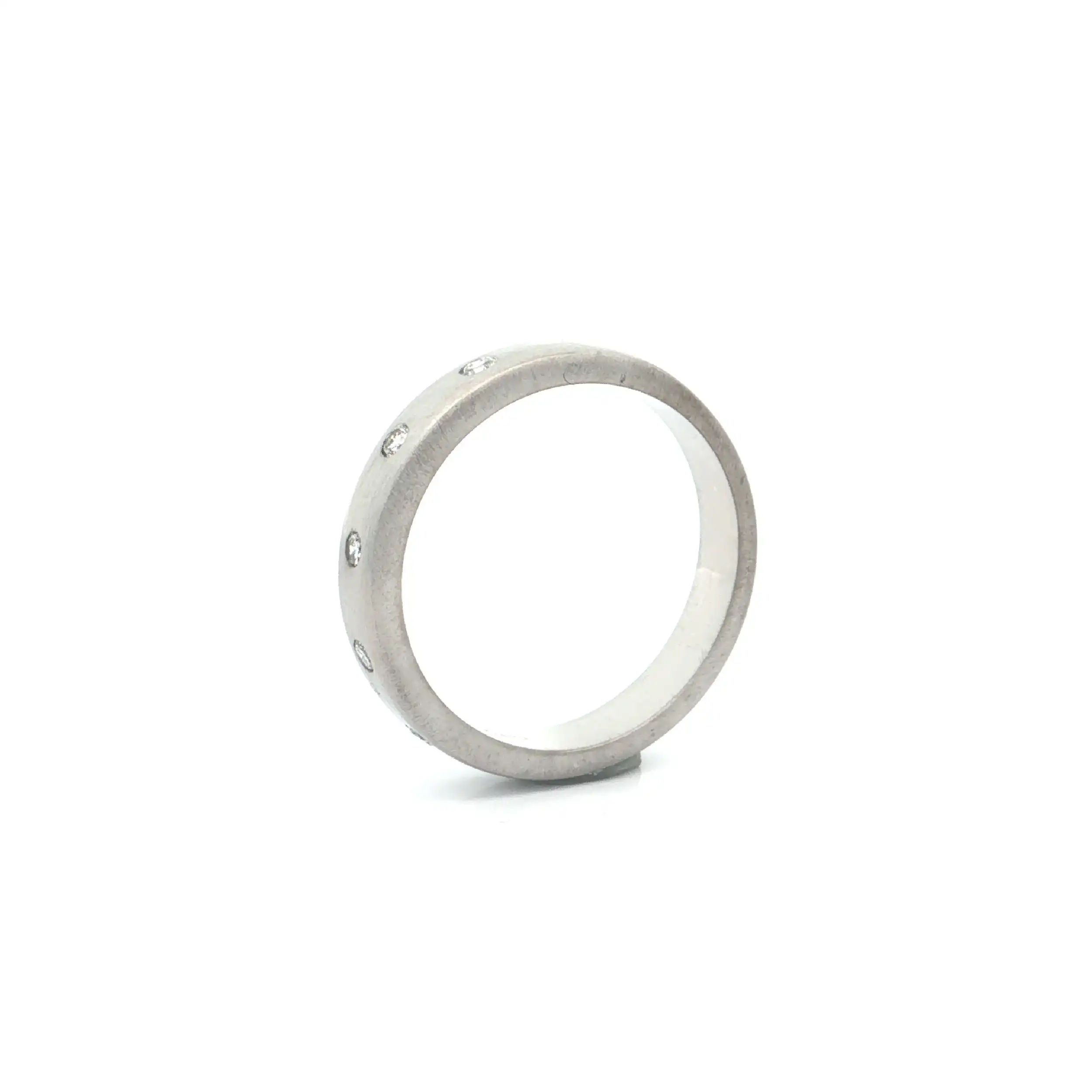 Ring Weißgold mit Brillanten "Christ"