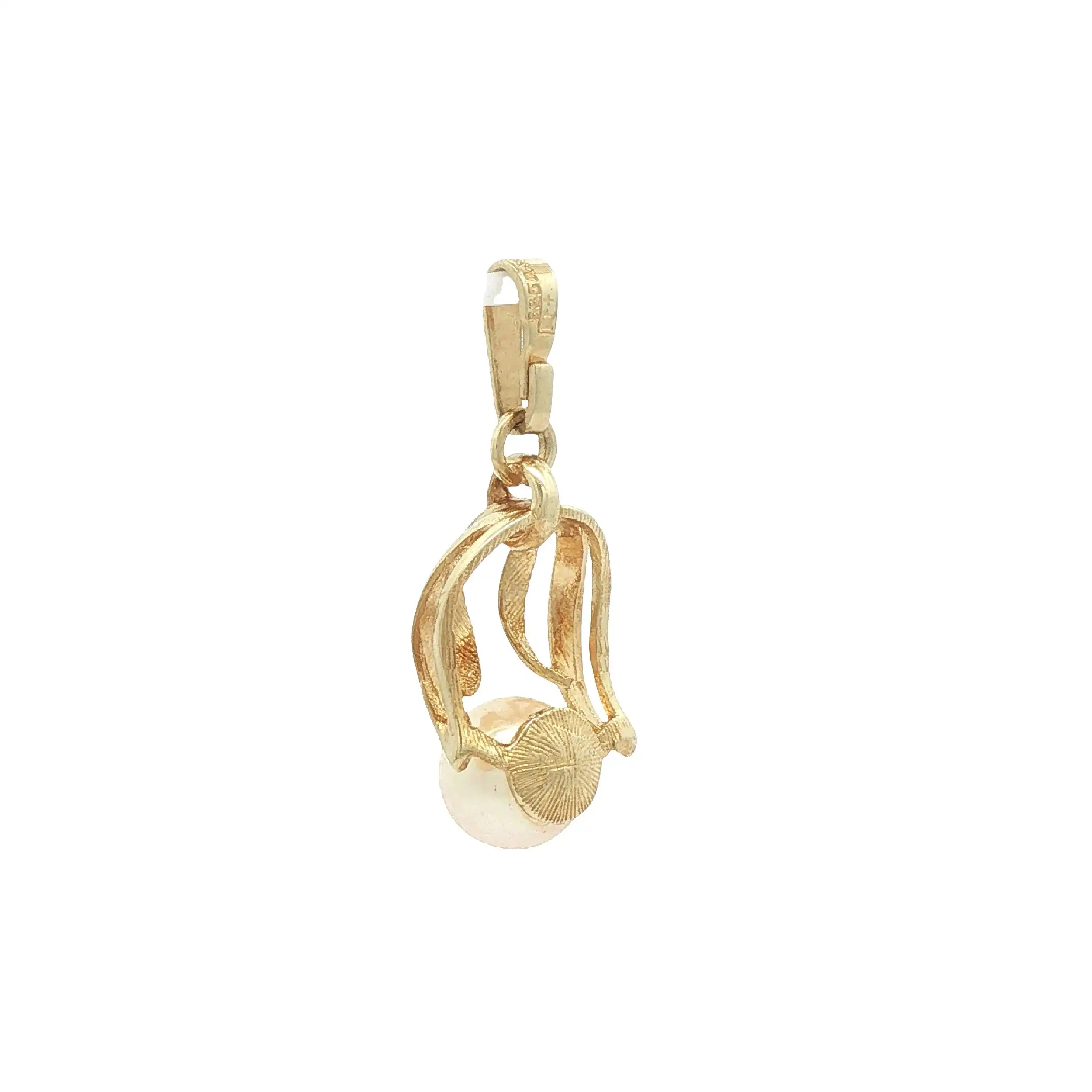 Anhänger Gelbgold mit Perle Anhänger Gelbgold mit Perle
