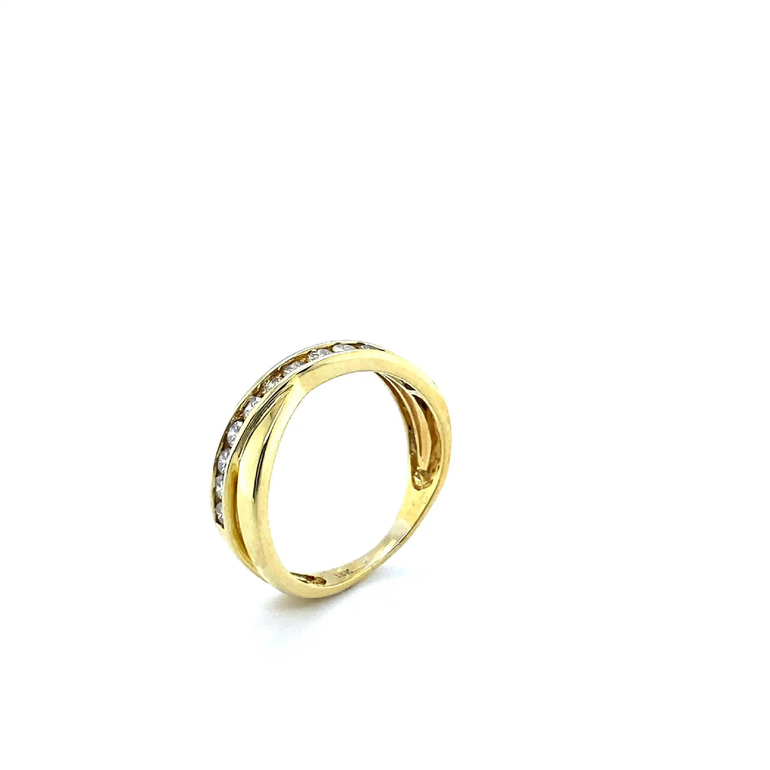 Ring Gelbgold mit Brillanten Ring Gelbgold mit Brillanten