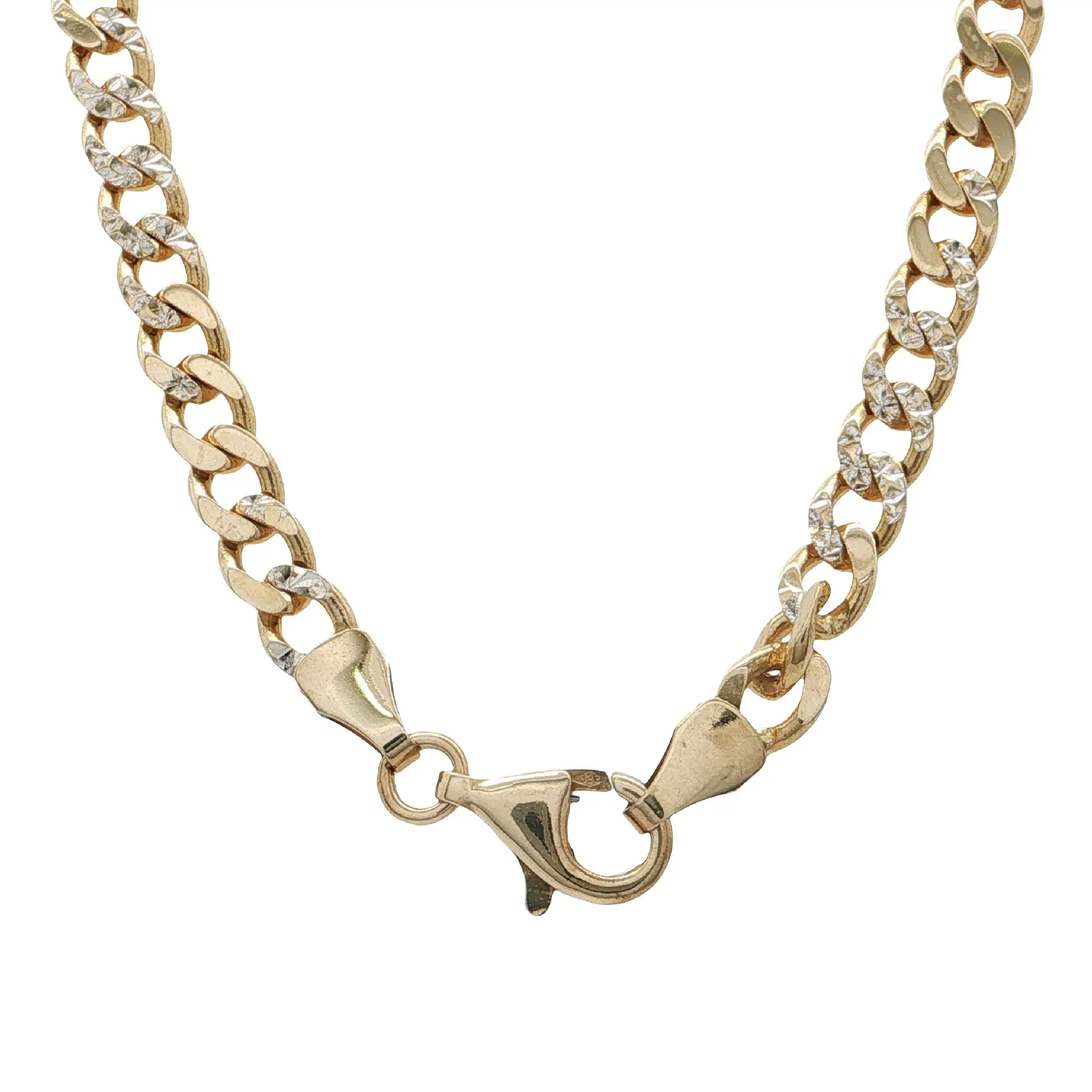 Flachpanzerkette Gelbgold Flachpanzerkette Gelbgold