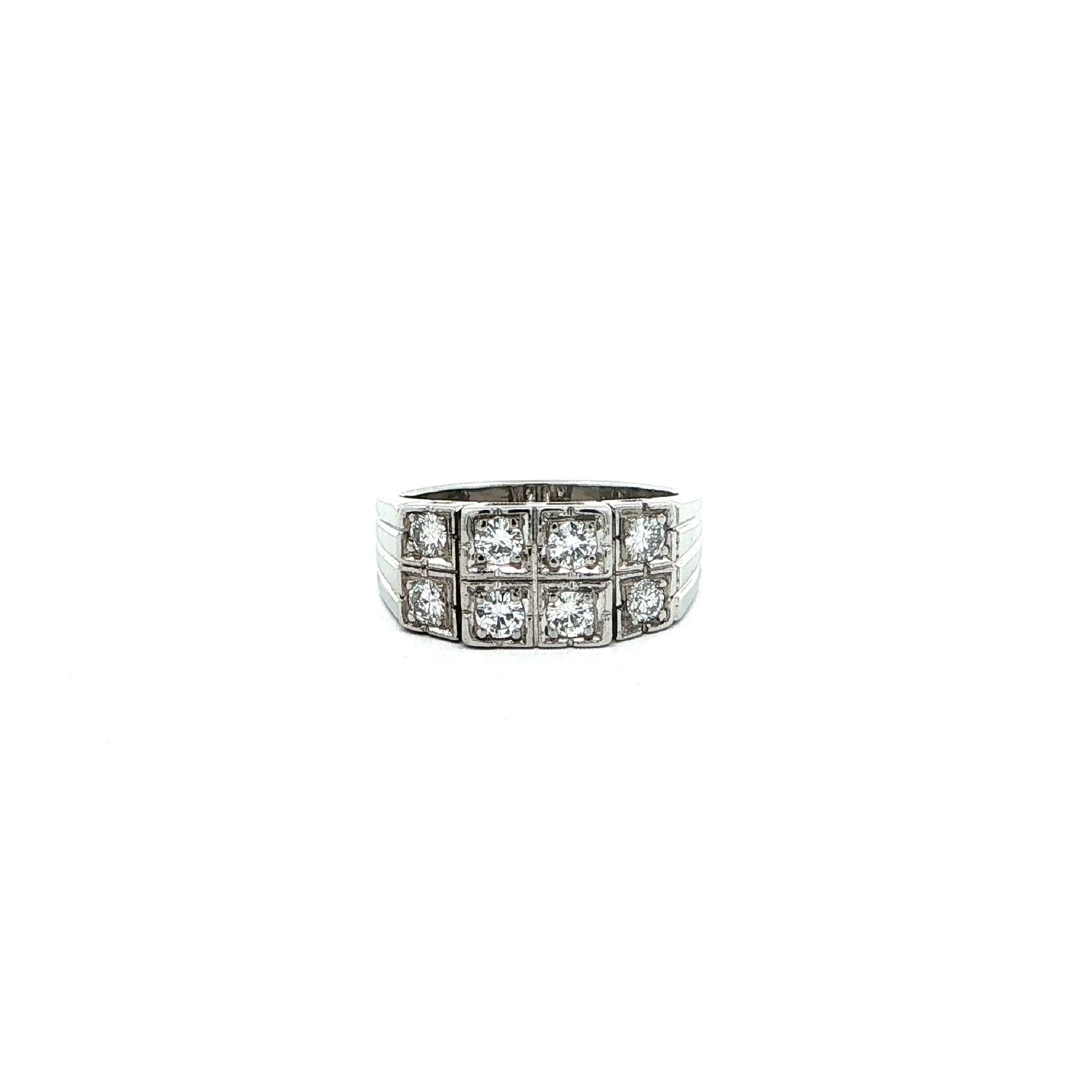 Ring Weißgold mit Brillanten Ring Weißgold mit Brillanten