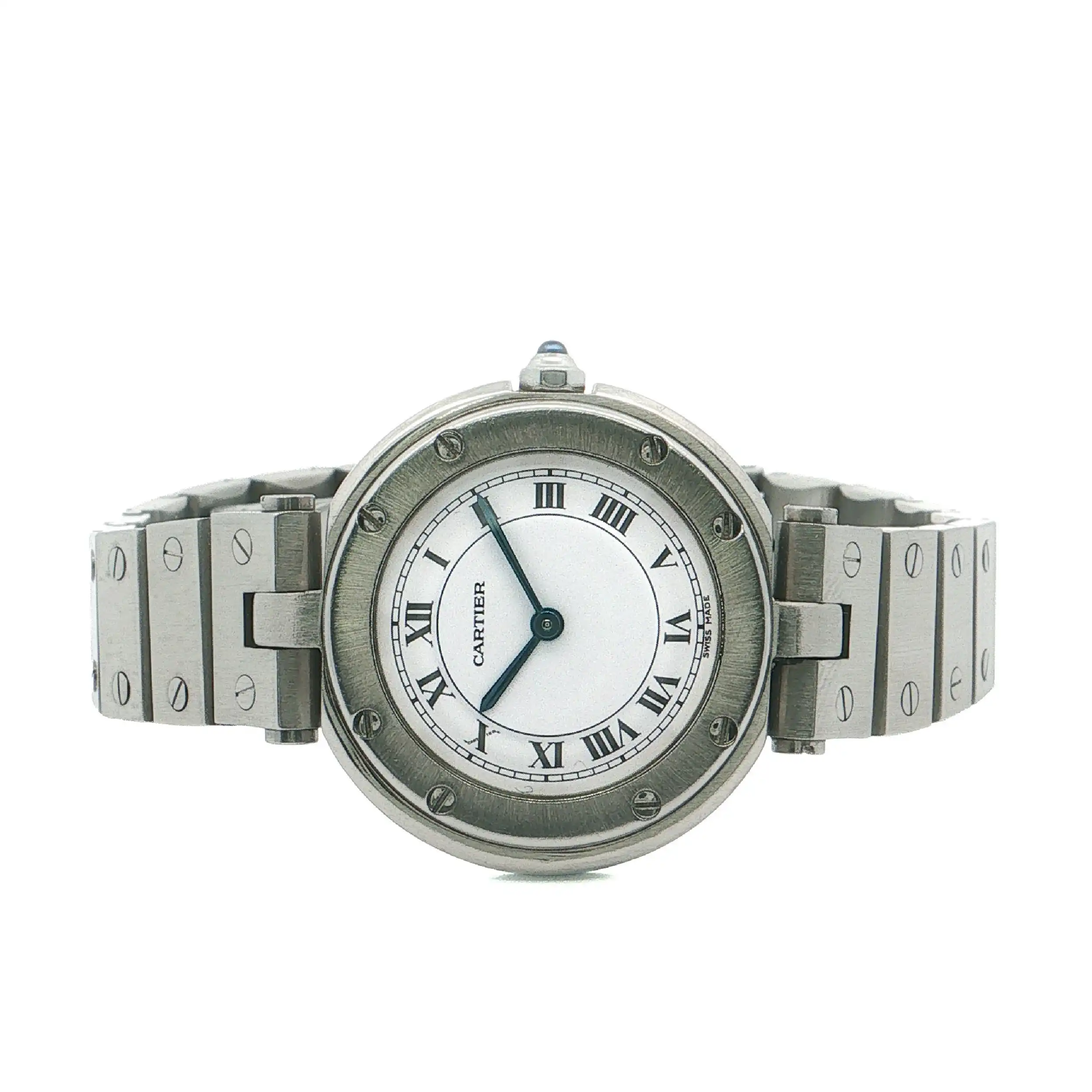 Damenuhr Cartier Santos Vendome Stahl Ref.8192 Damenuhr Cartier Santos Vendome Stahl Ref.8192