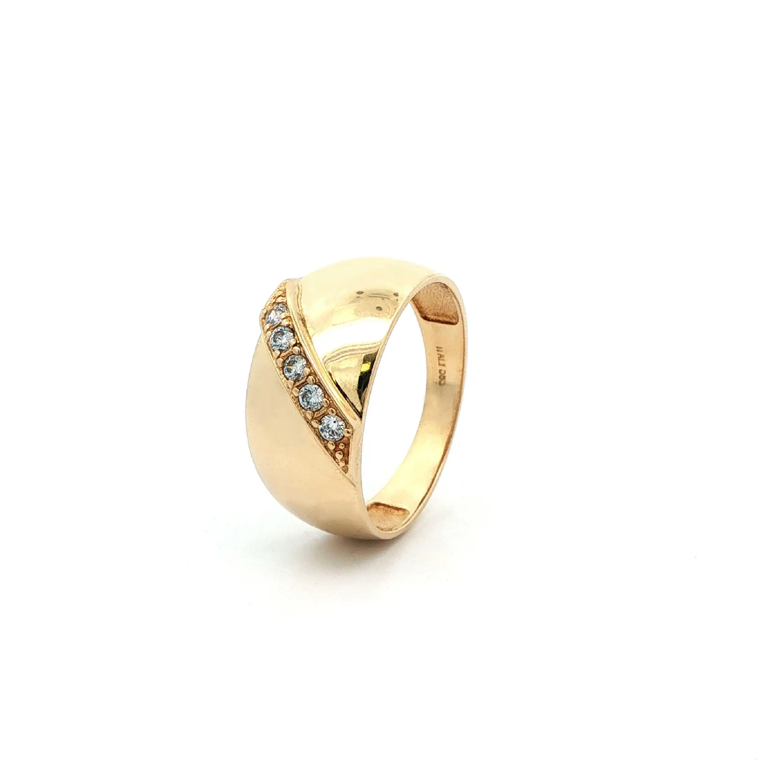 Ring Gelbgold mit Zirkonia Ring Gelbgold mit Zirkonia