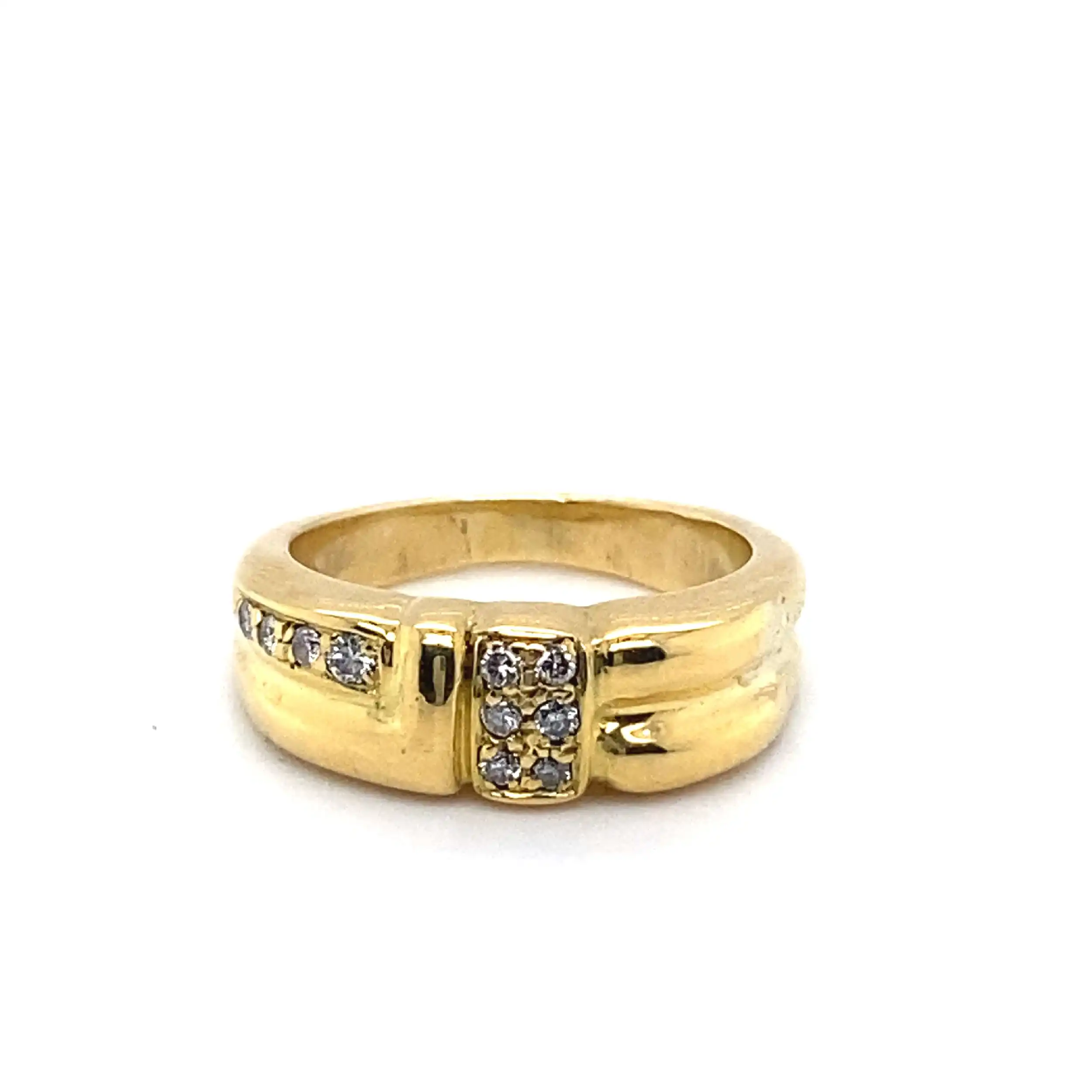 Ring Gelbgold mit Brillanten Ring Gelbgold mit Brillanten