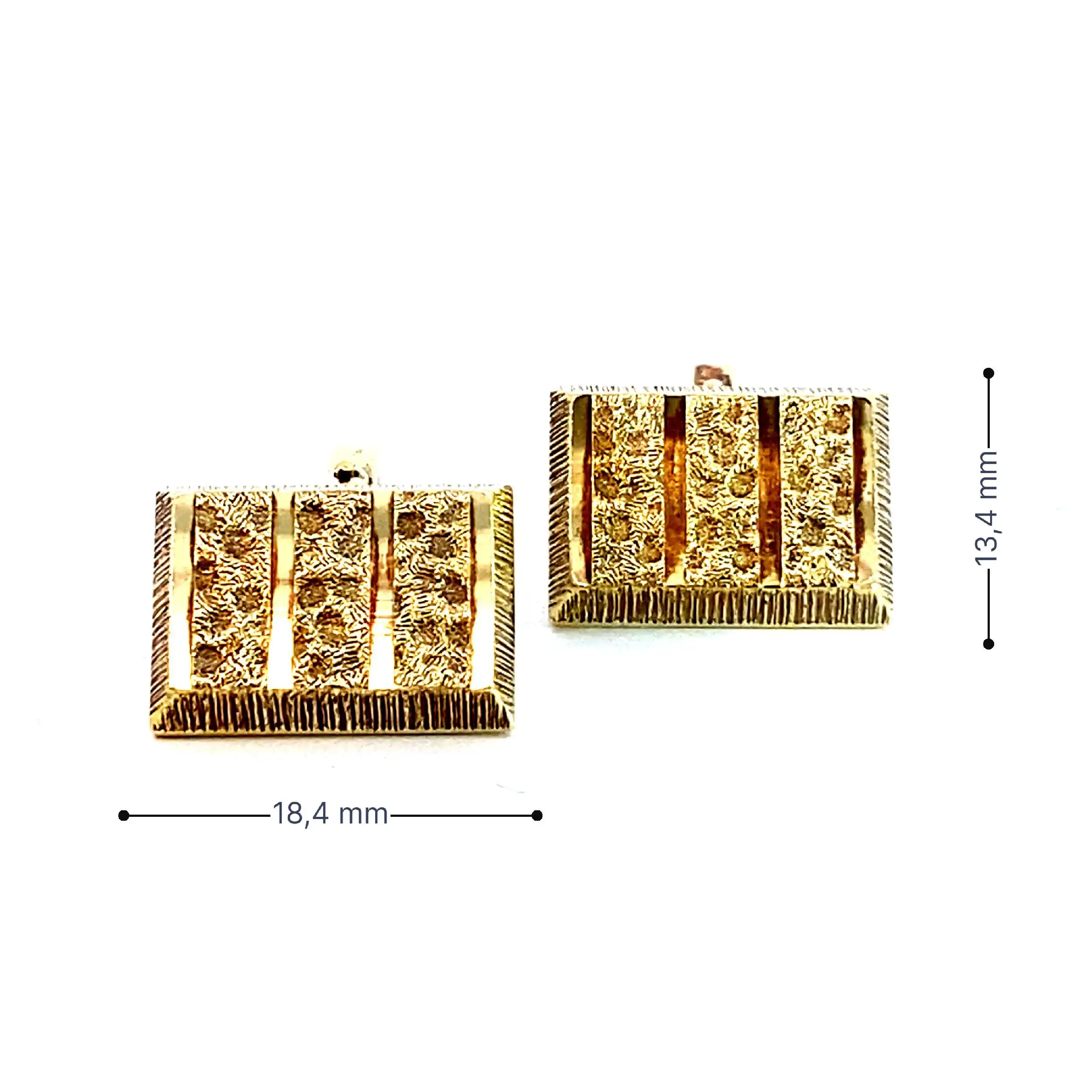 Manschettenknöpfe Gelbgold Manschettenknöpfe Gelbgold