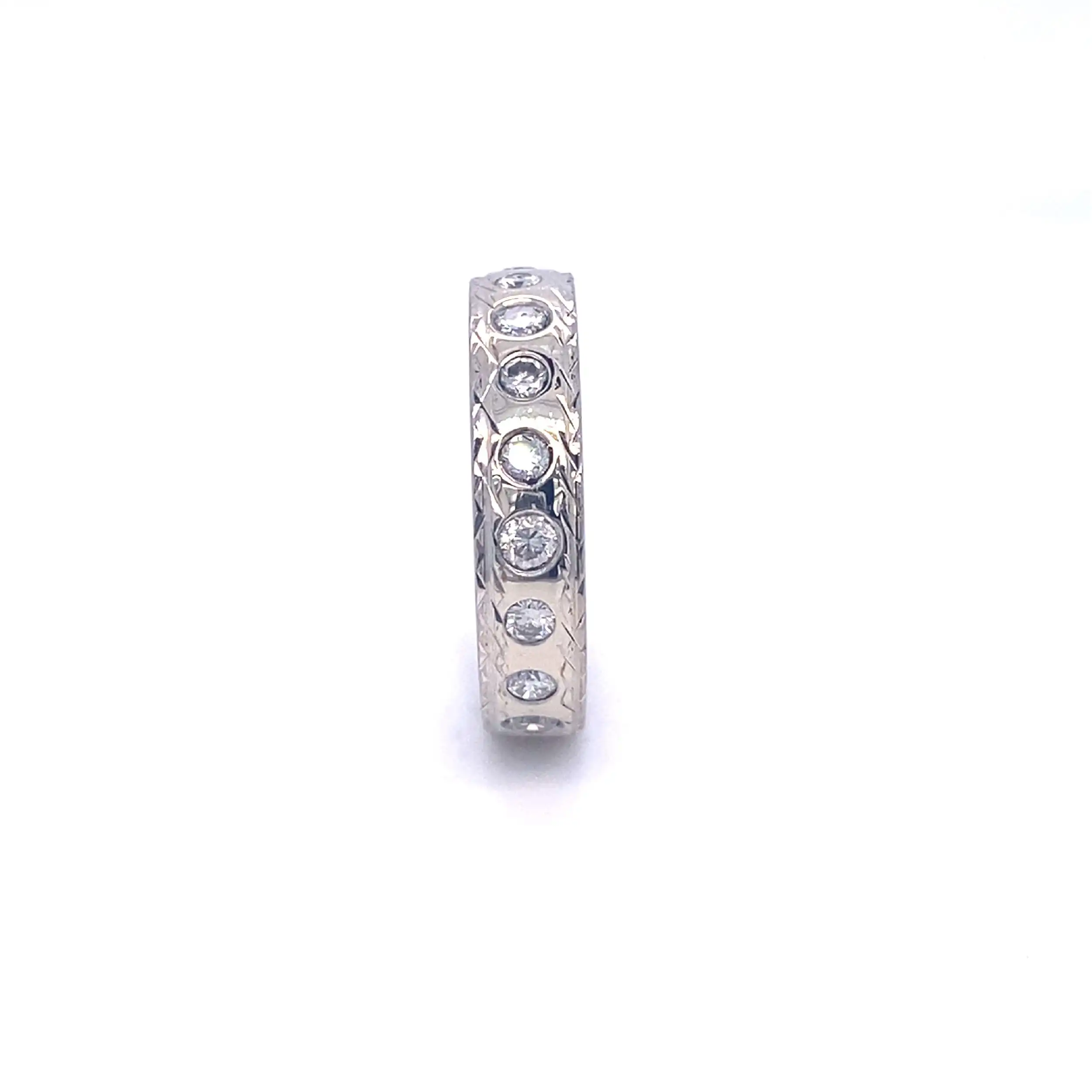 Ring Weißgold mit Brillanten Ring Weißgold mit Brillanten