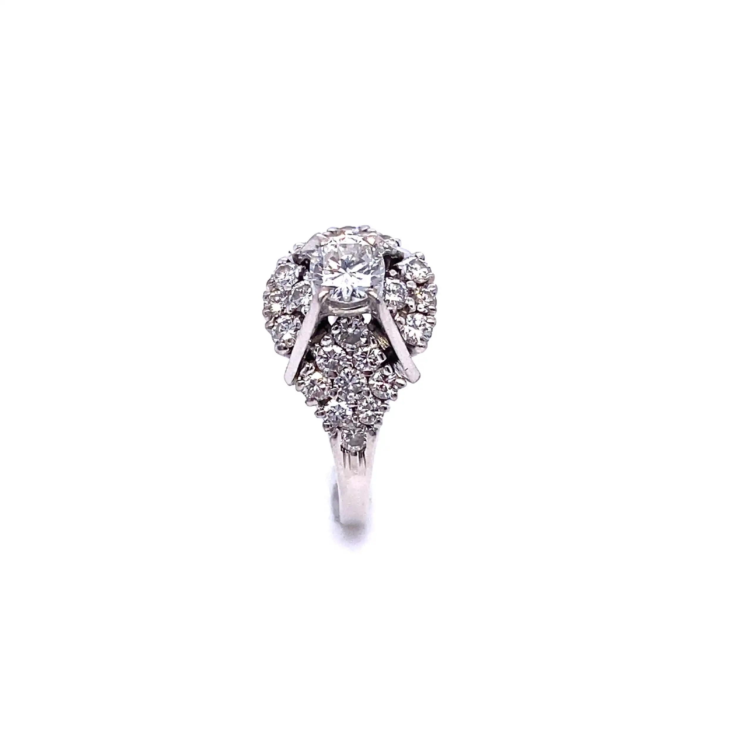 Ring Weißgold mit Brillanten Ring Weißgold mit Brillanten