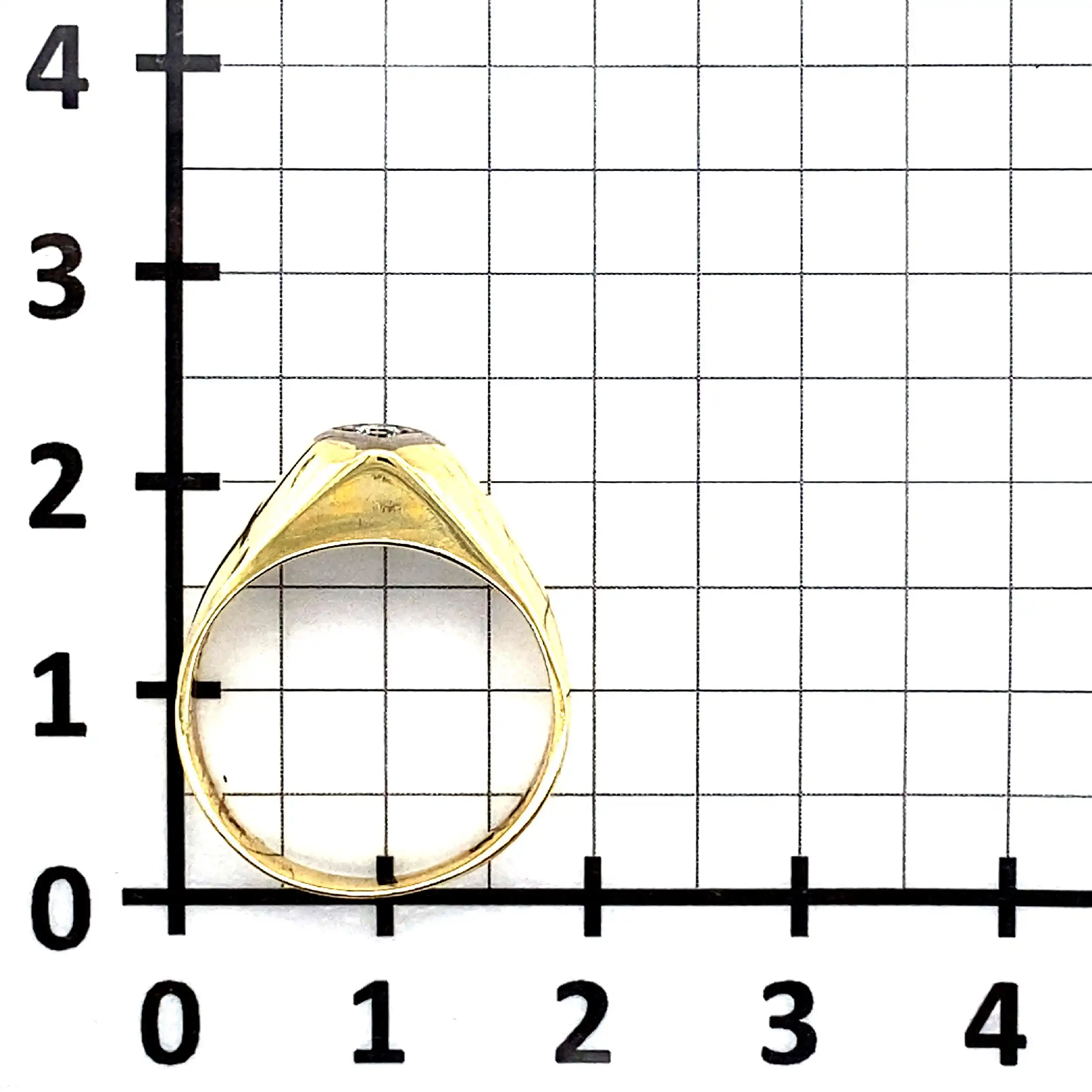 Ring Bicolor mit Brillant Ring Bicolor mit Brillant