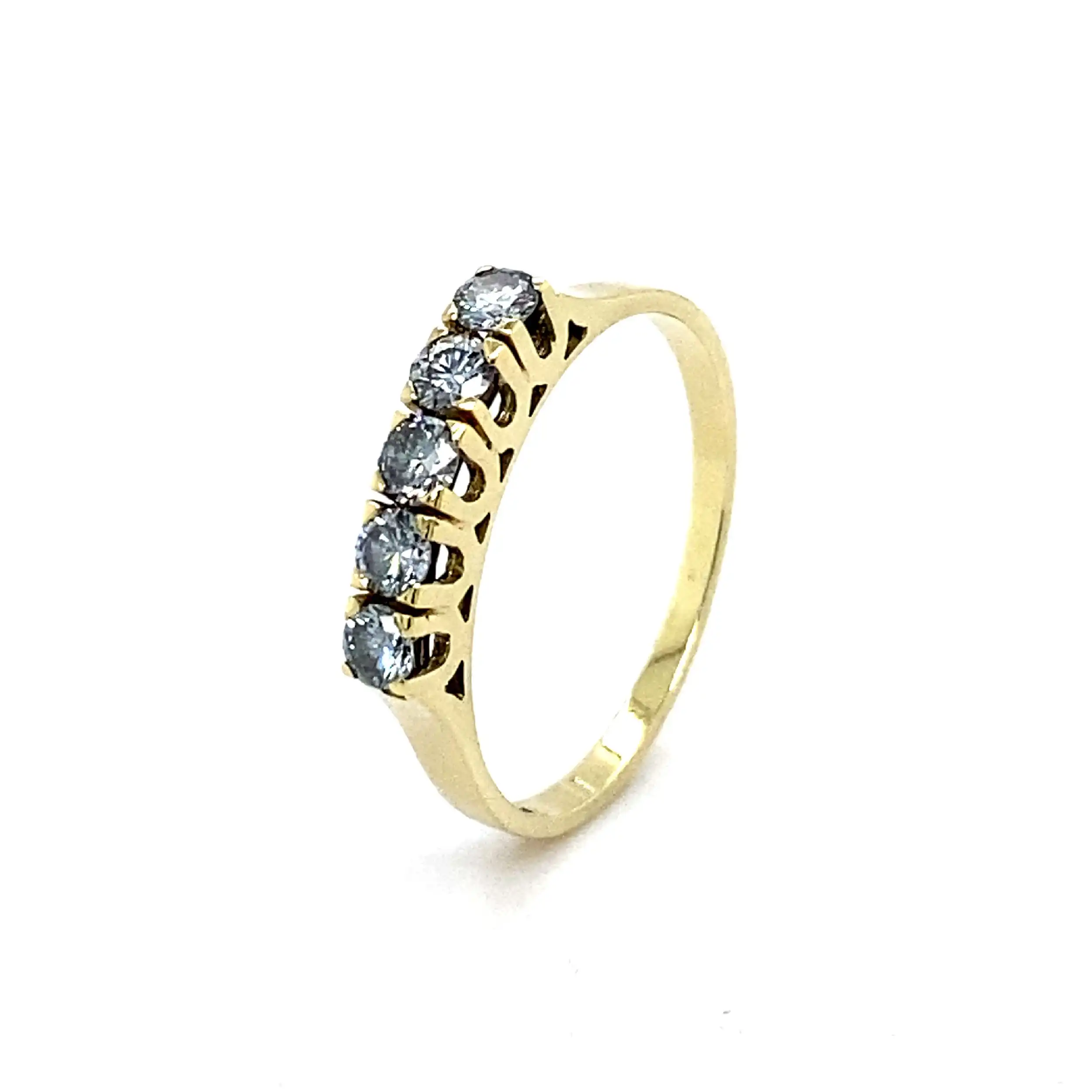 Ring Gelbgold mit Brillanten Ring Gelbgold mit Brillanten