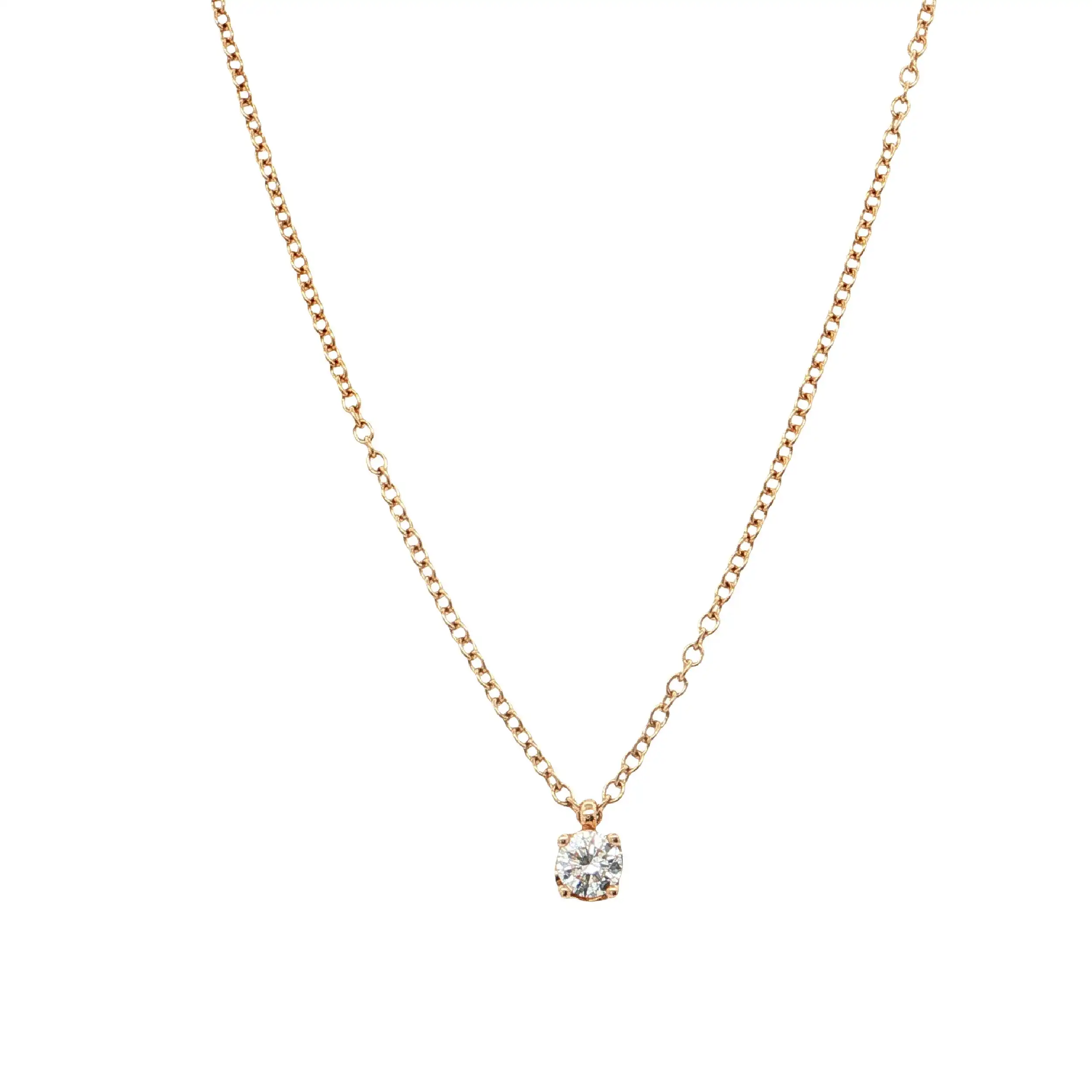 Kette Rotgold mit Brillant "Rüschenbeck"