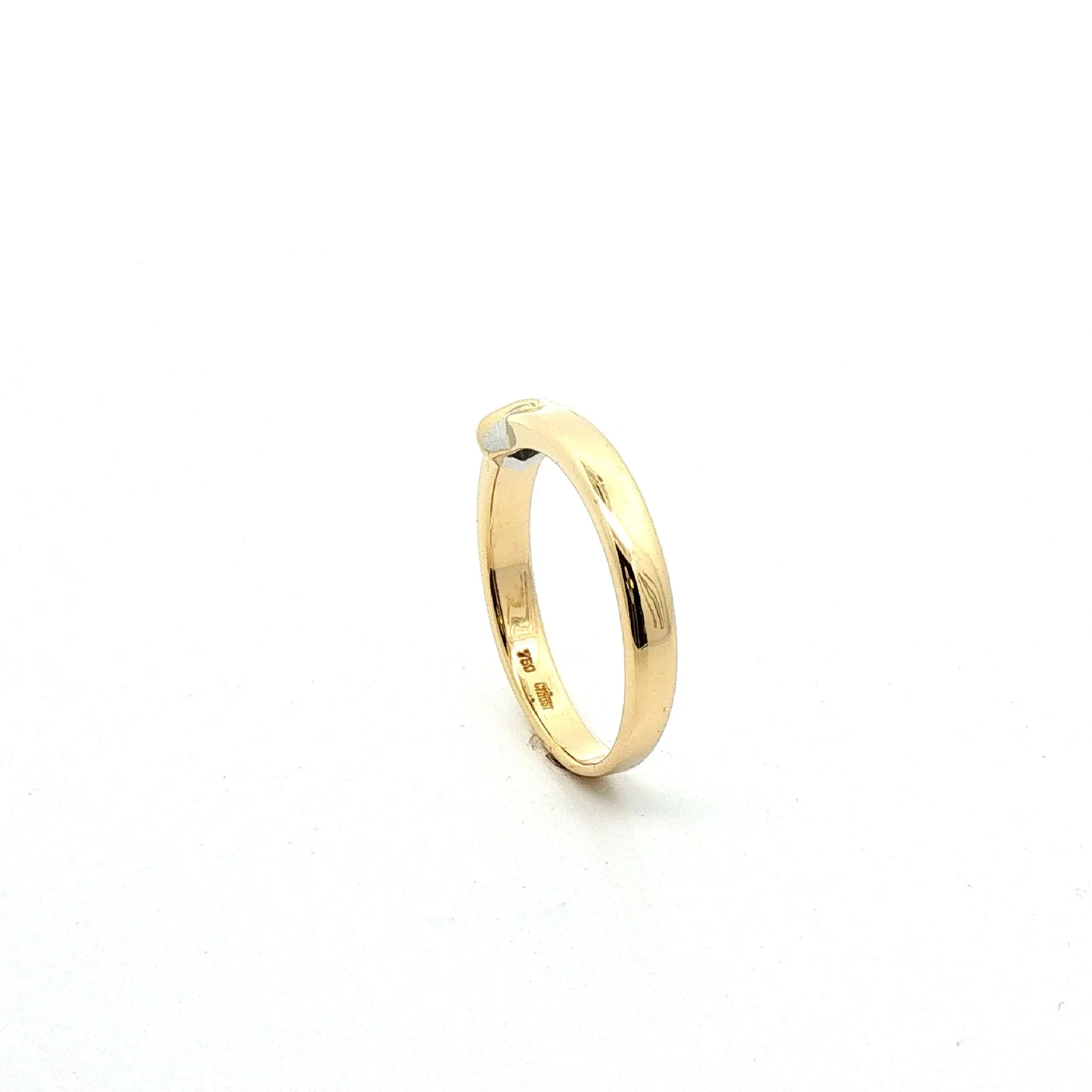 Ring Gelbgold mit Brillant Ring Gelbgold mit Brillant