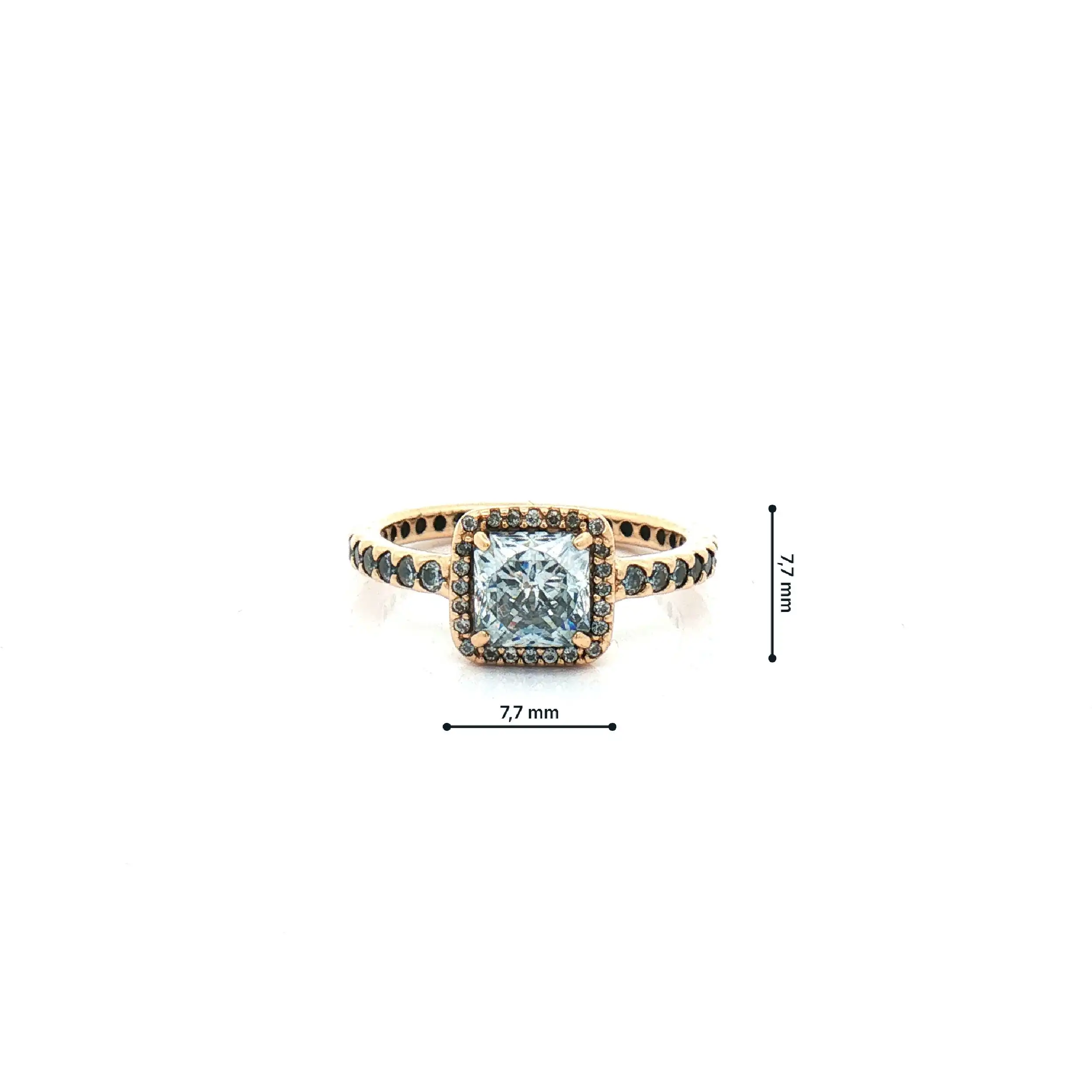 Ring Gelbgold mit Zirkonia Pandora