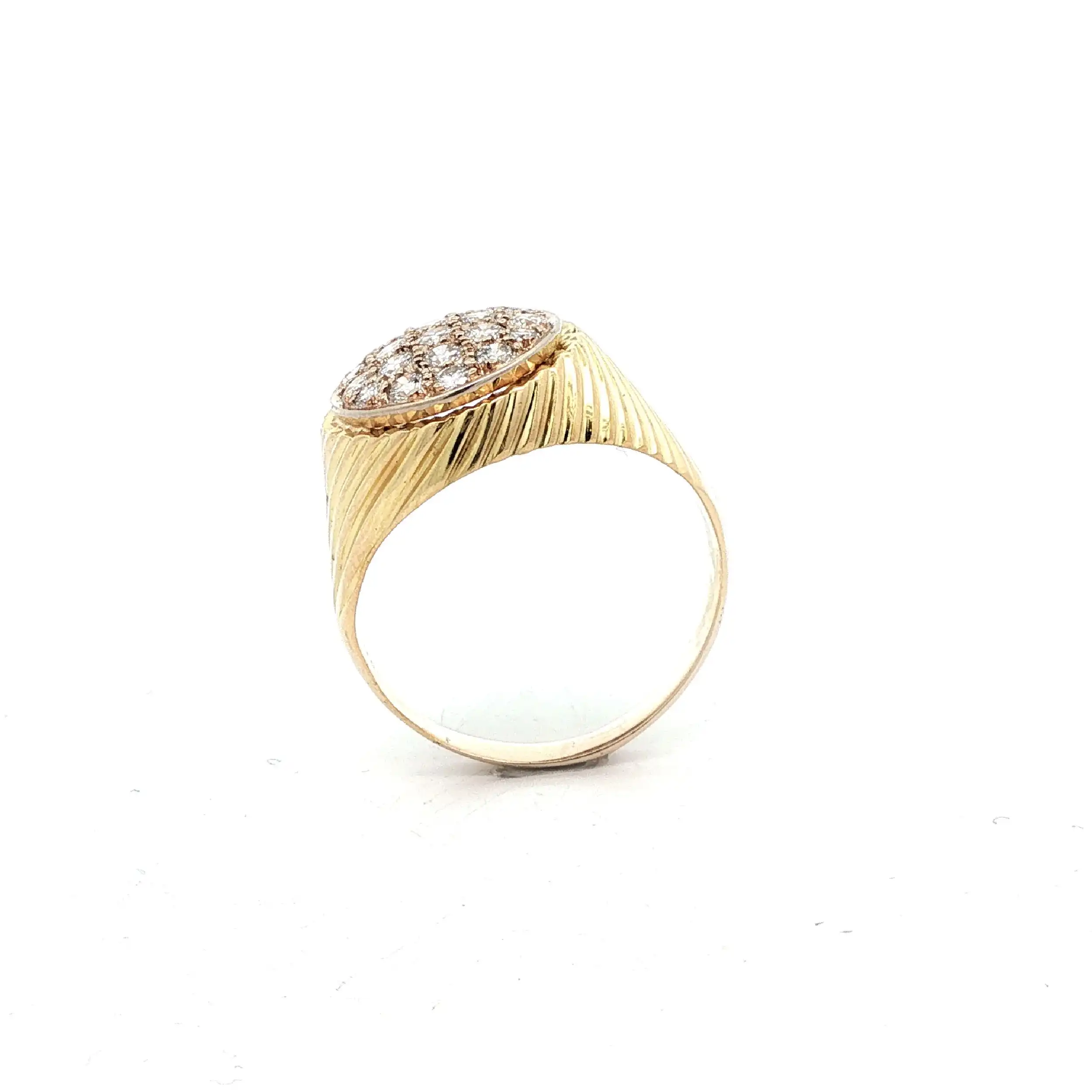 Ring Gelbgold mit Brillanten