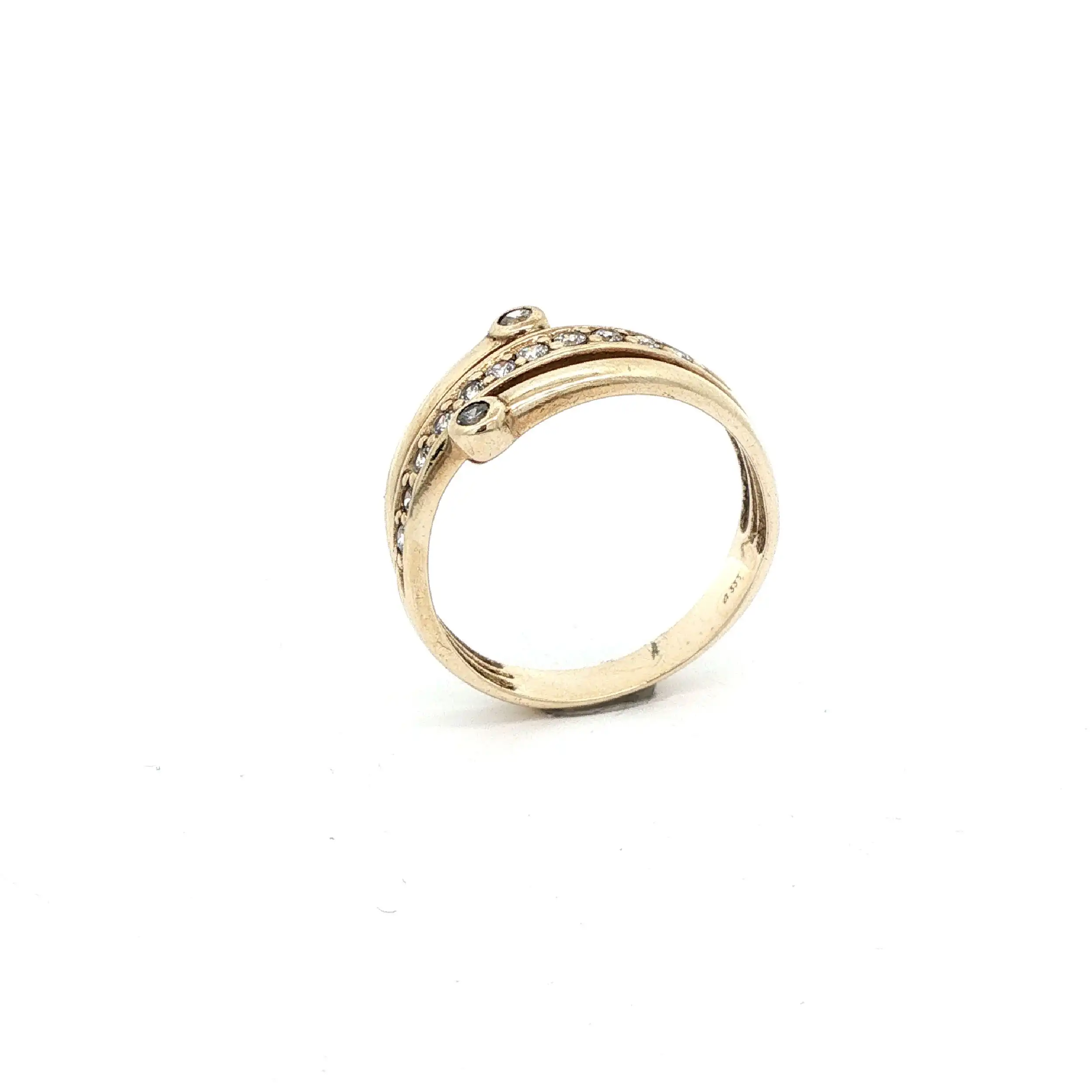 Ring Gelbgold mit Zirkonia
