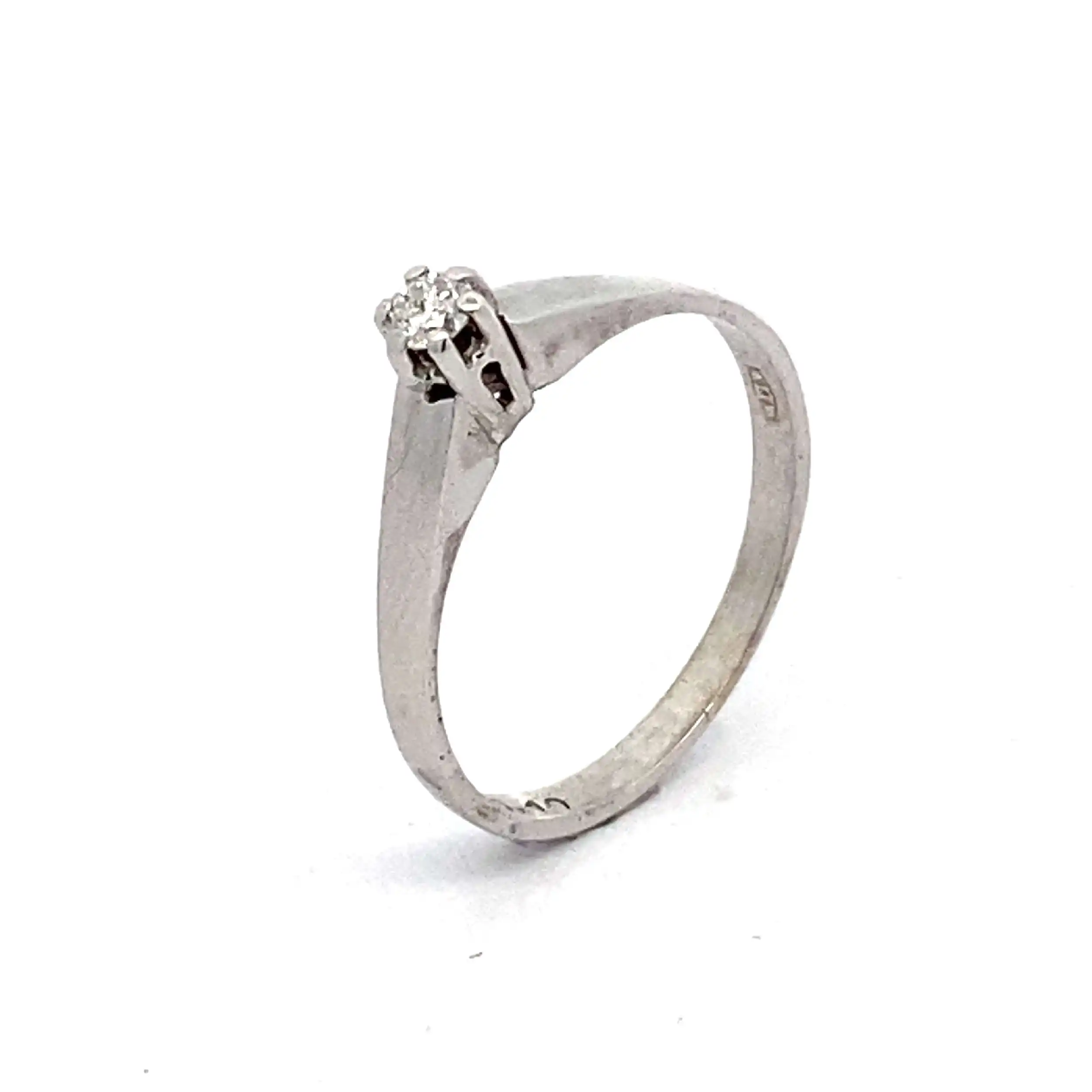 Ring Weißgold mit Brillant