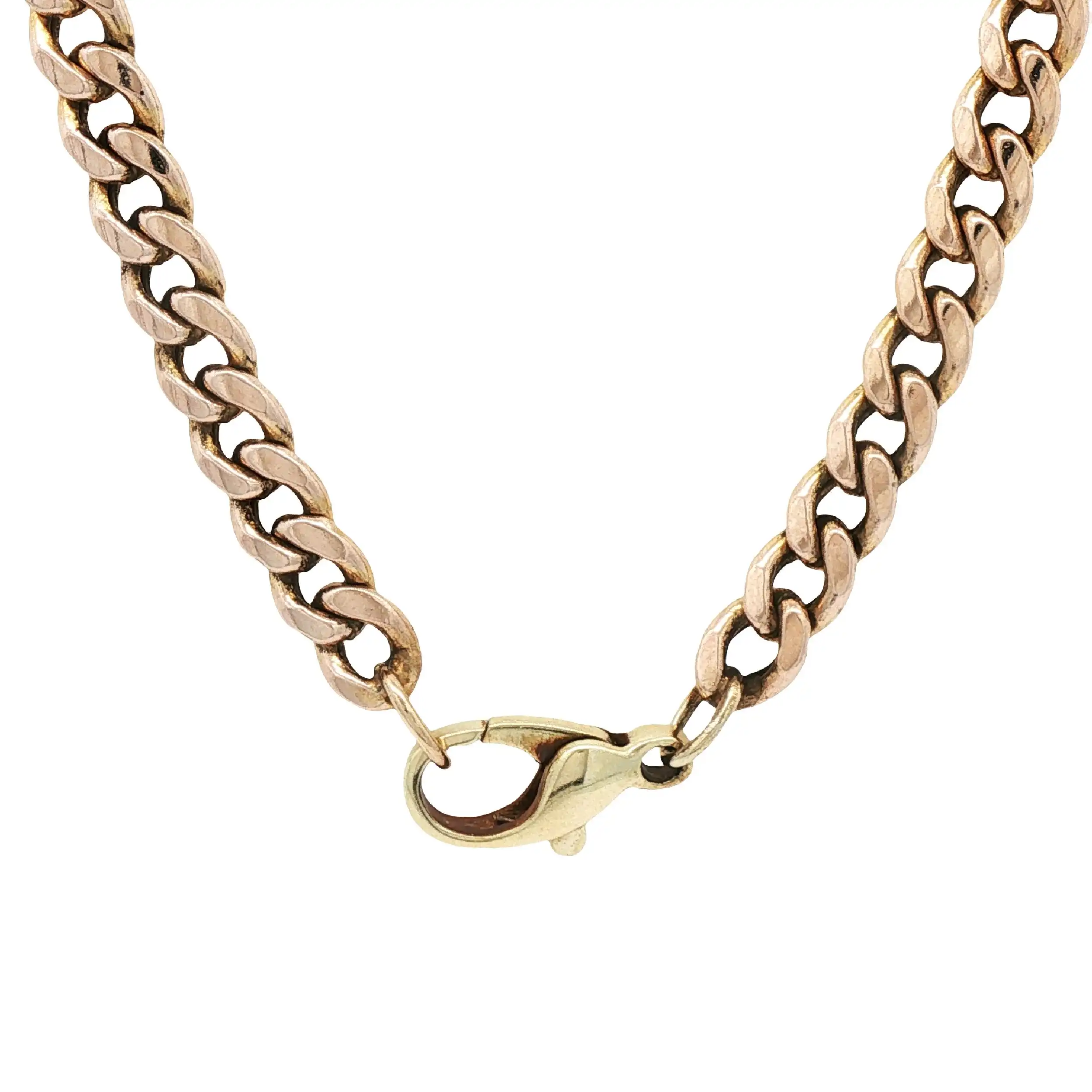 Panzerkette Gelbgold mit Saphiren und Brillanten
