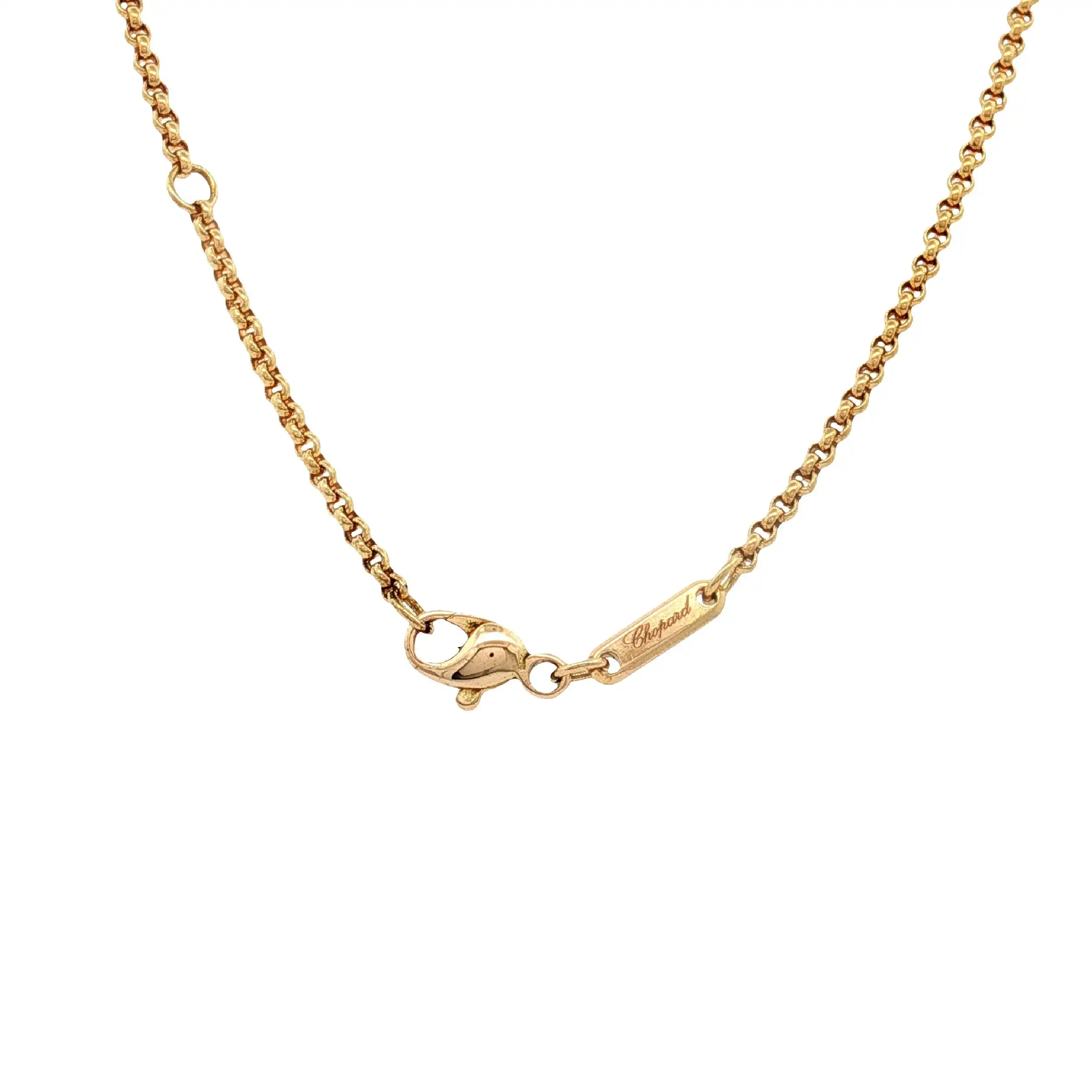 Collier Gelbgold Chopard I Love You mit Brillant