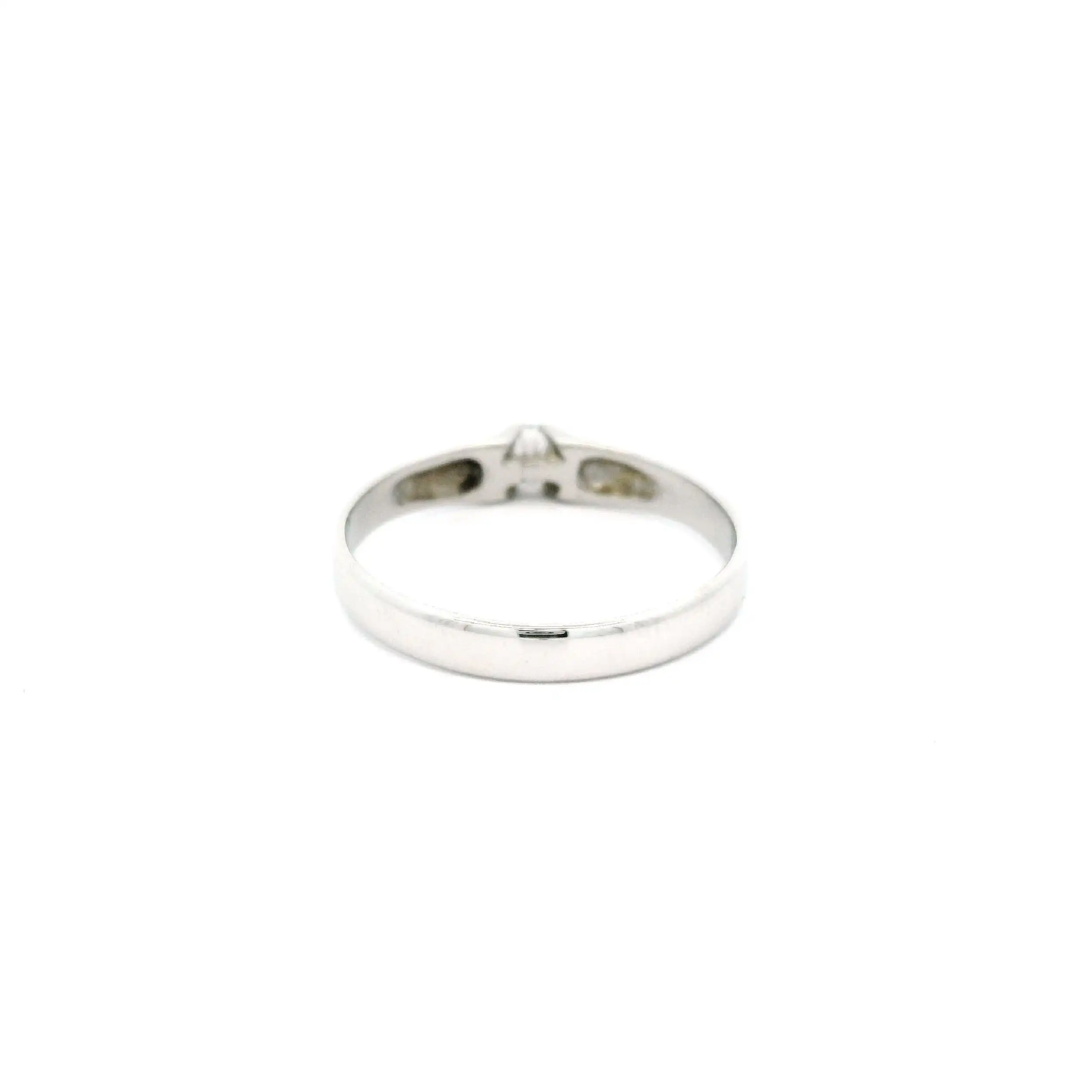 Ring Weißgold mit Brillant Ring Weißgold mit Brillant
