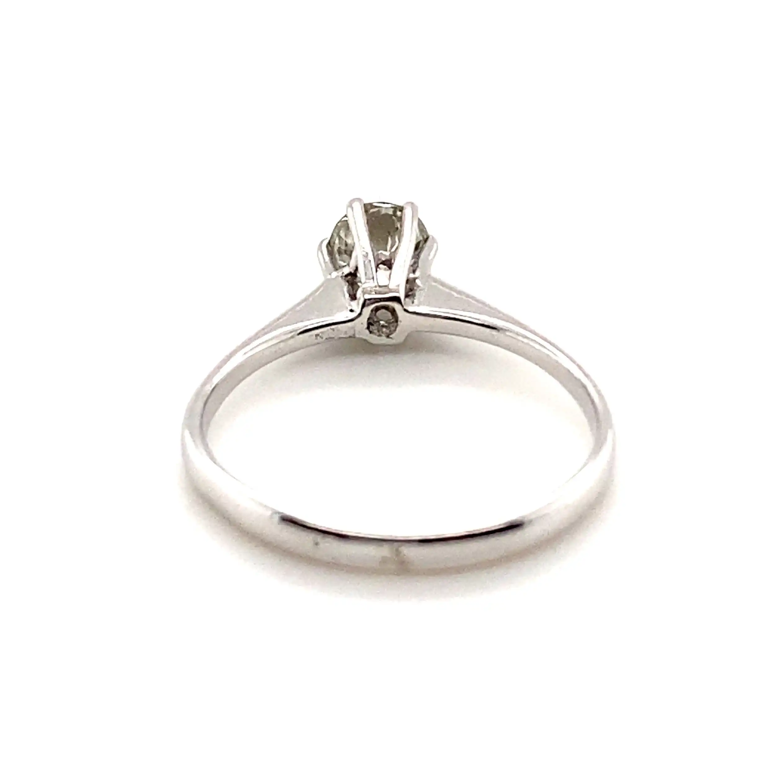 Ring Weißgold mit Brillant Solitär Ring Weißgold mit Brillant Solitär