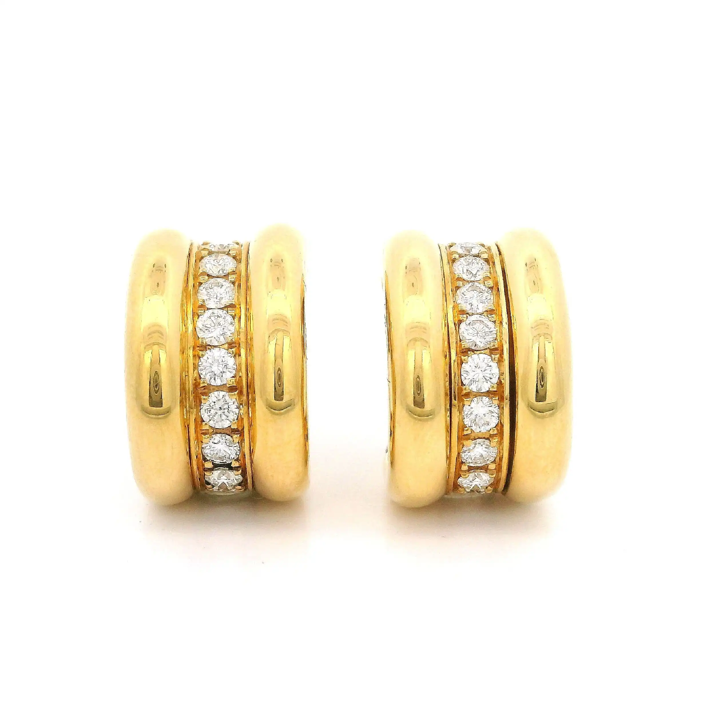 Paar Ohrstecker Gelbgold Chopard La Strada mit Brillanten mit Box und Papieren Paar Ohrstecker Gelbgold Chopard La Strada mit Brillanten mit Box und Papieren